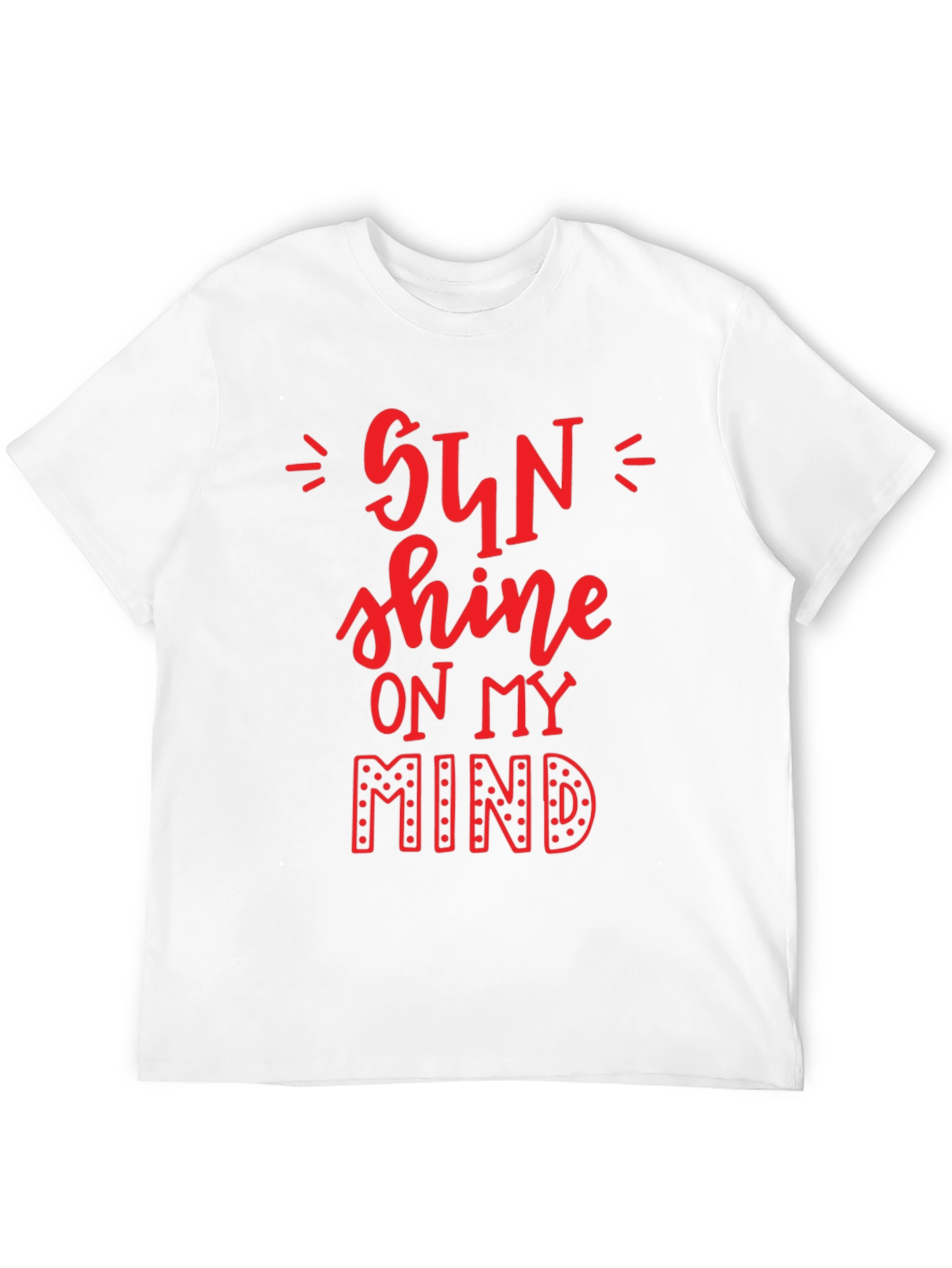 Sunshine On My Mind Graphic Tee - Black