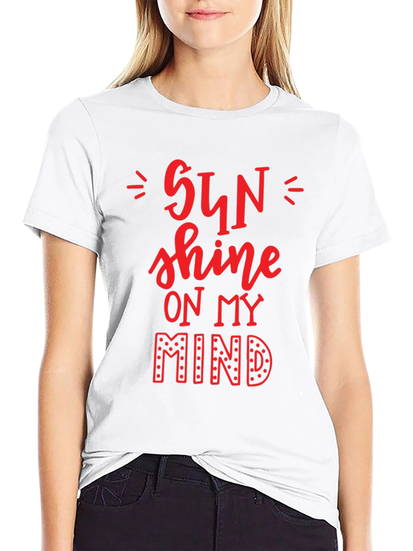 Sunshine On My Mind Graphic Tee - Black