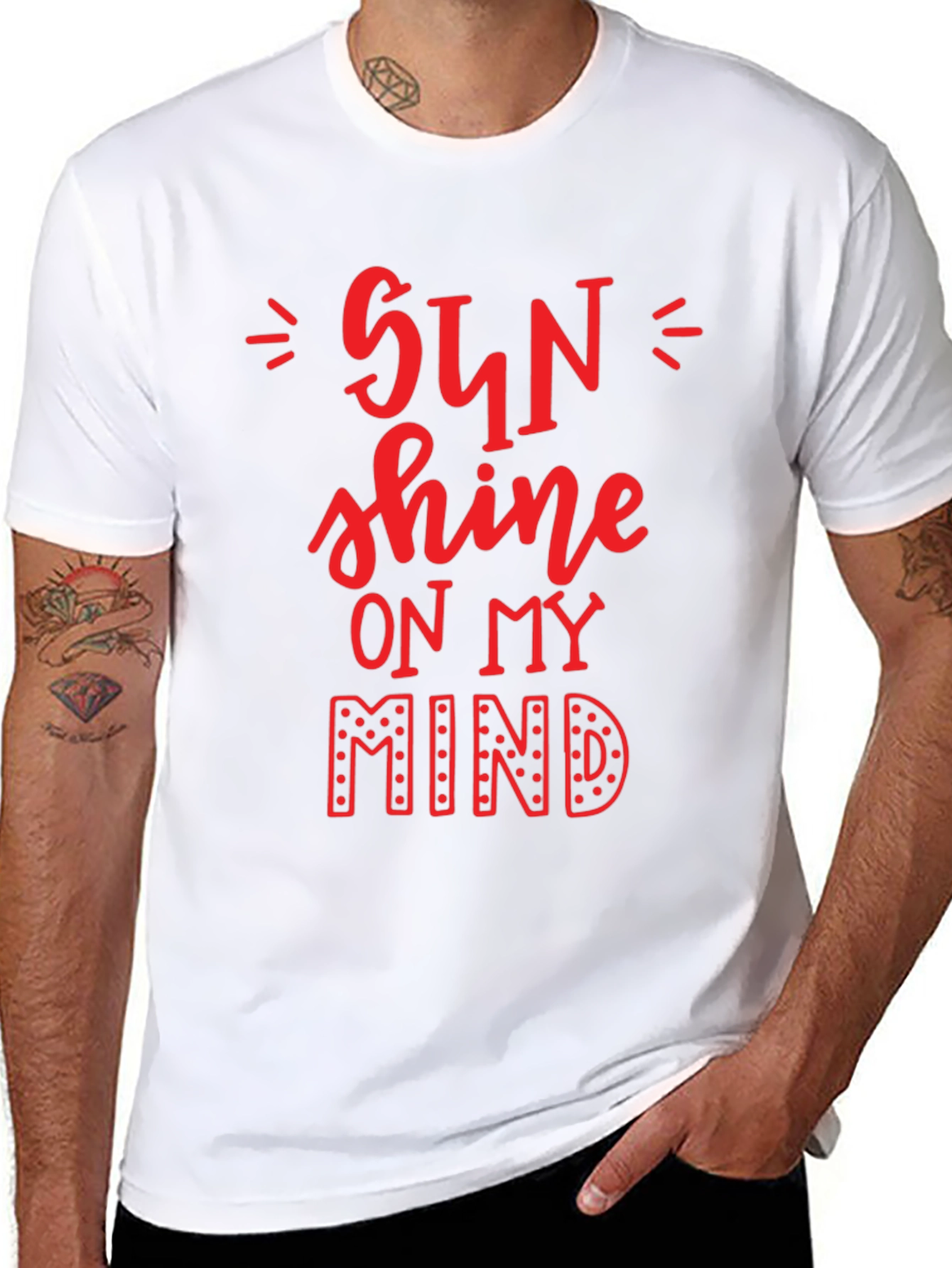 Sunshine On My Mind Graphic Tee - Black