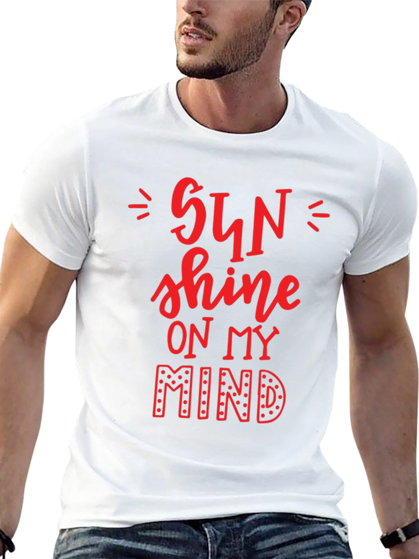 Sunshine On My Mind Graphic Tee - Black