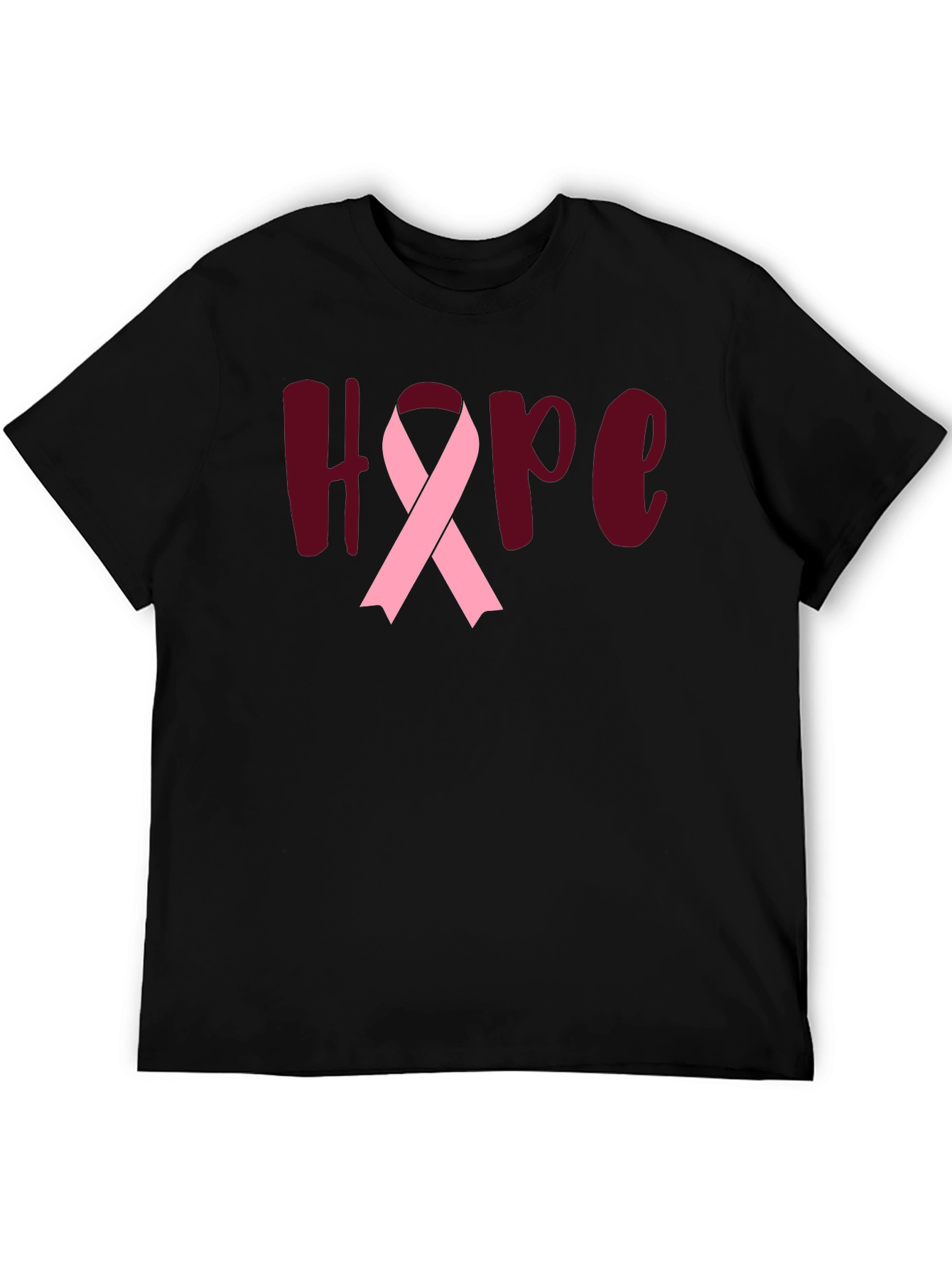 Hope Breast Cancer Awareness Ribbon T-Shirt