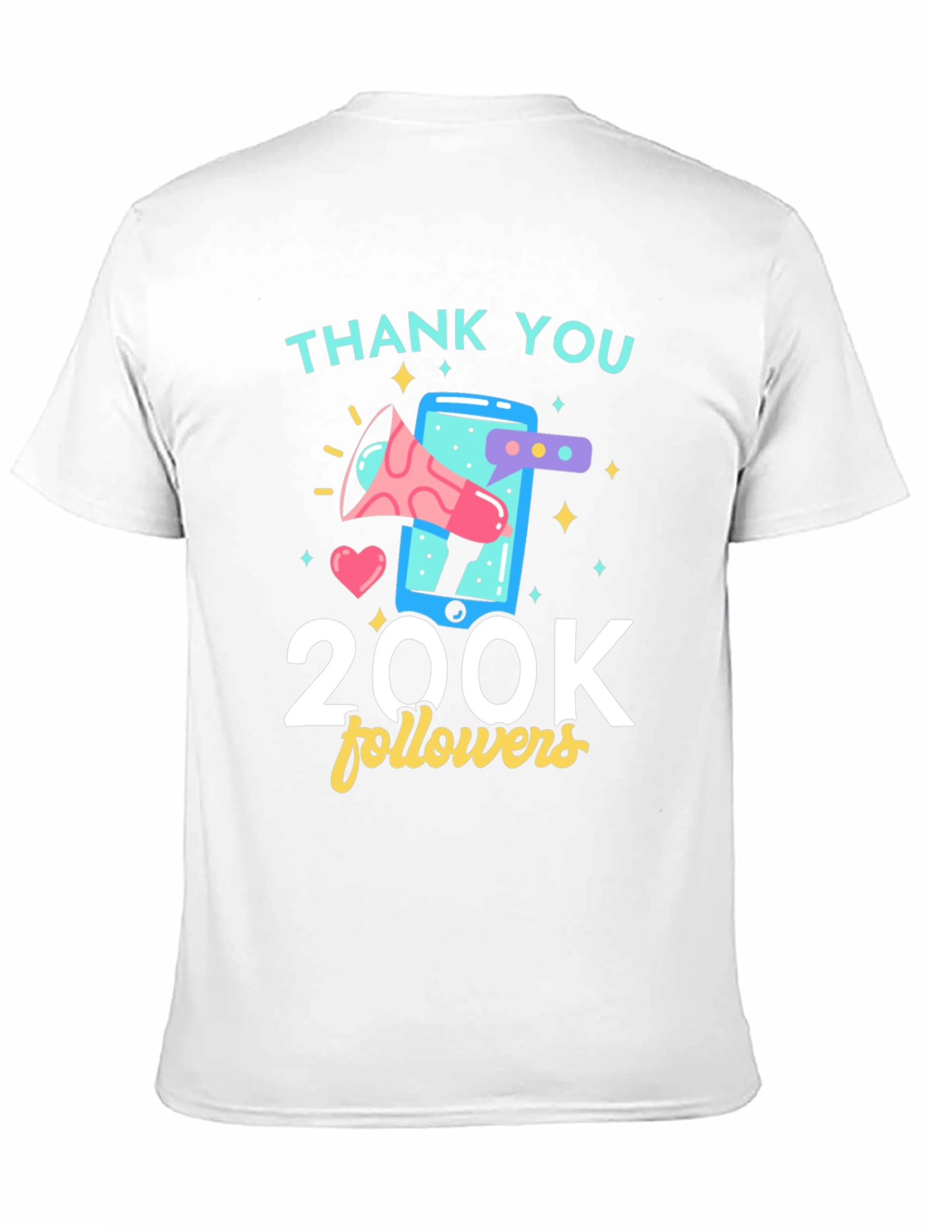 Thank You 200K Followers Graphic Tee