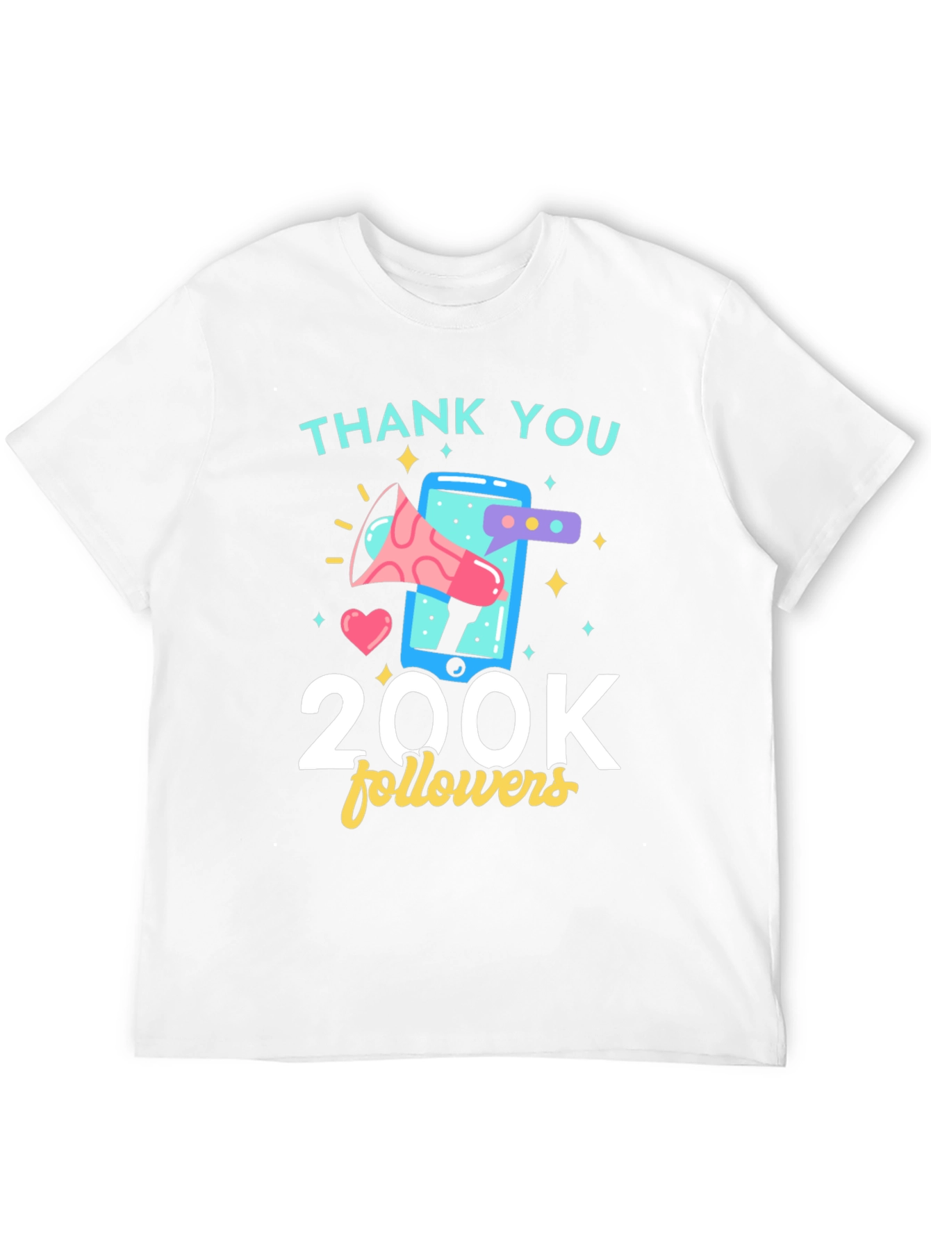 Thank You 200K Followers Graphic Tee