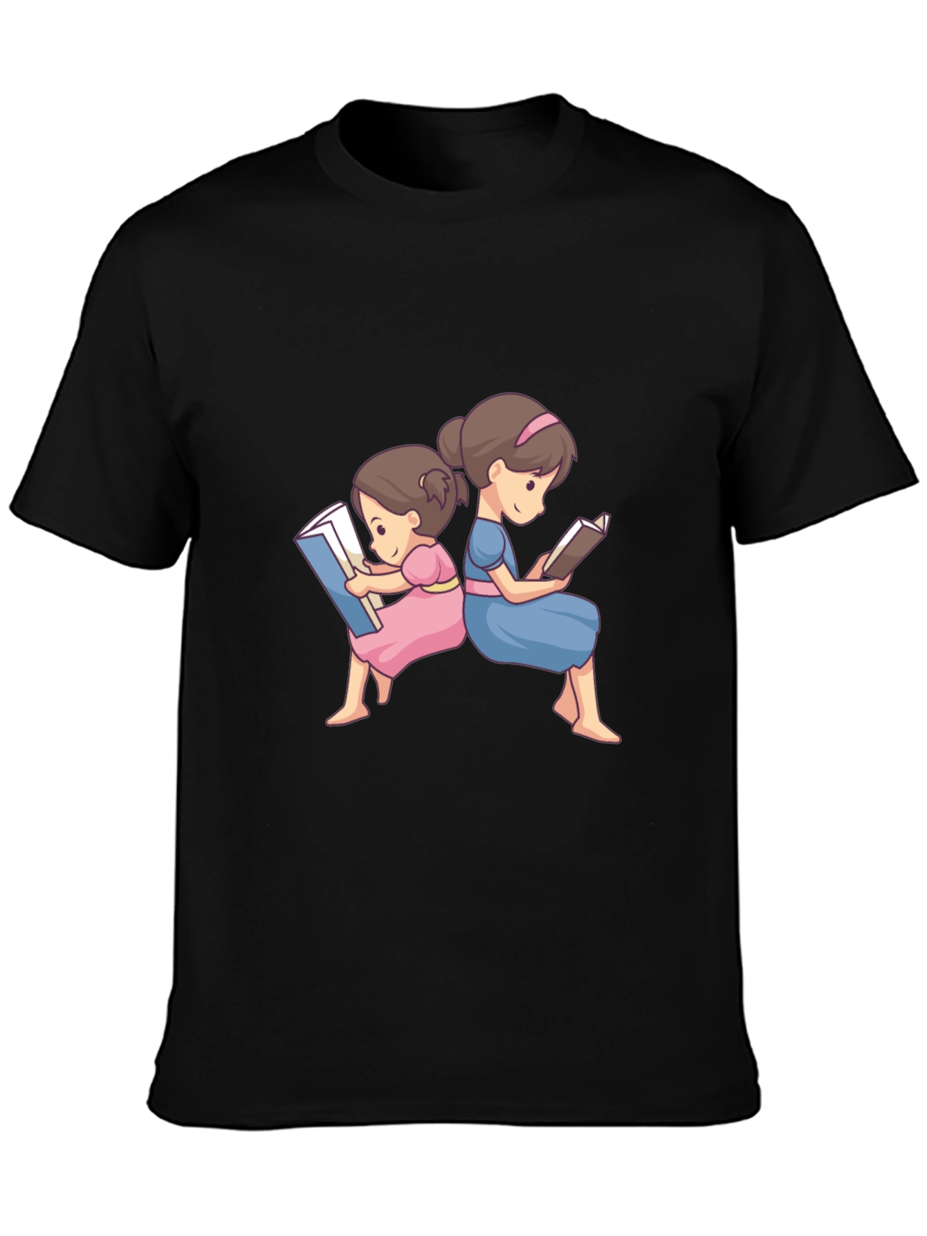 Reading Girls Black T-Shirt