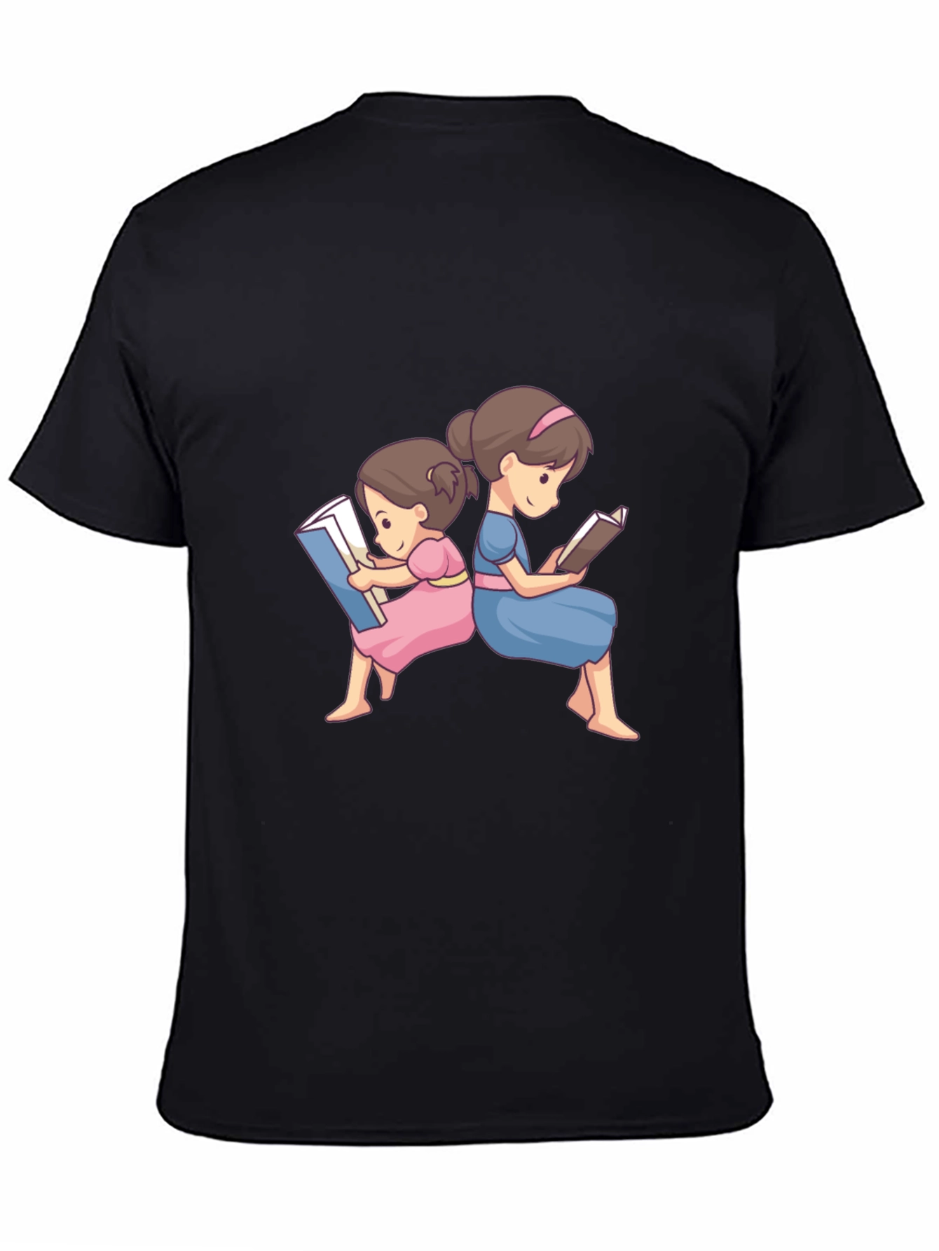 Reading Girls Black T-Shirt