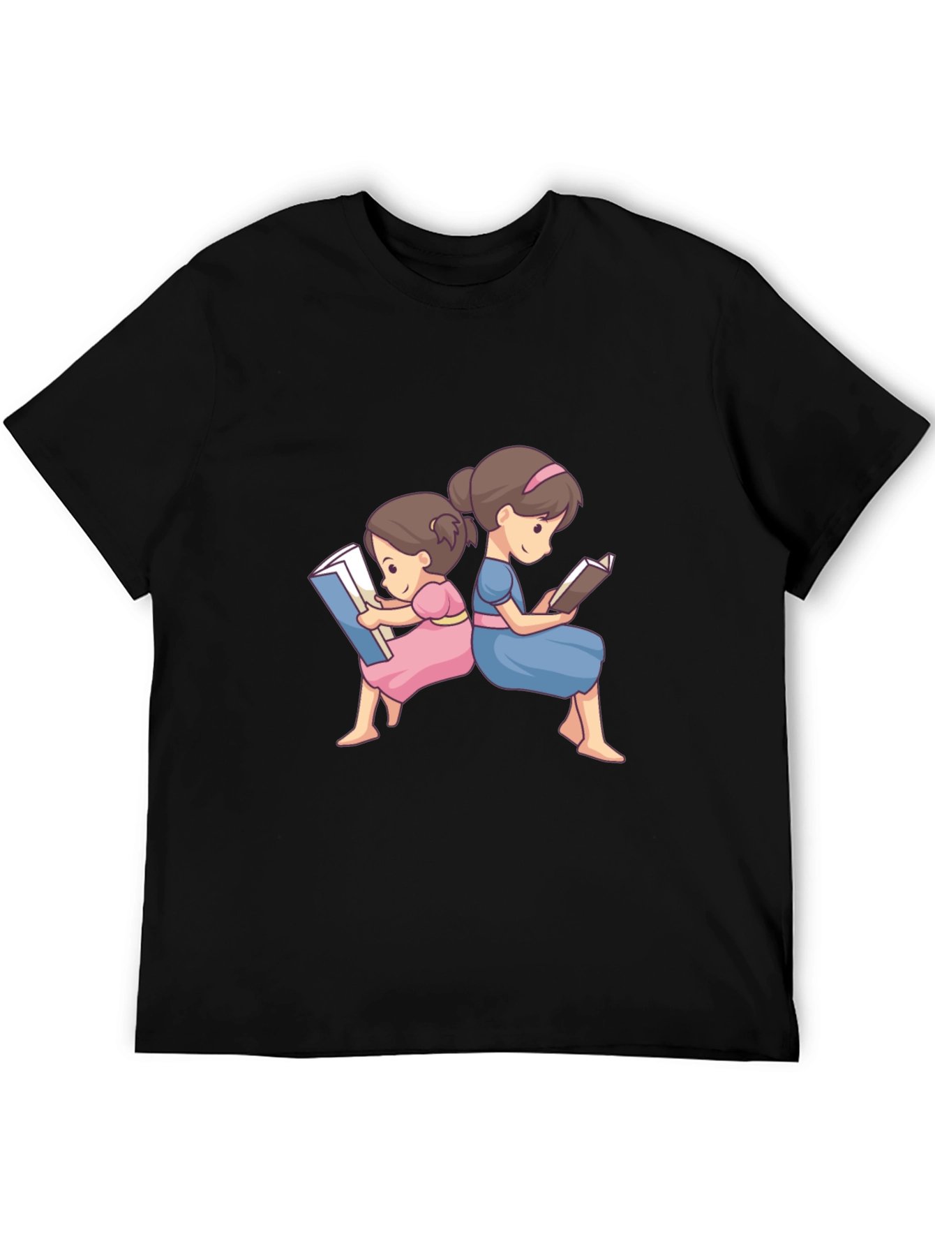 Reading Girls Black T-Shirt