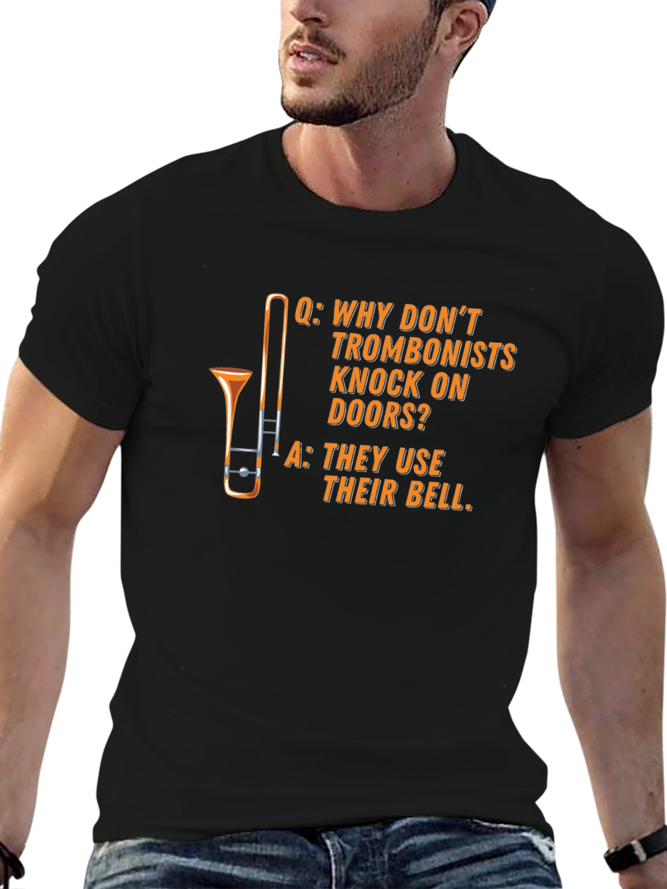 Trombonist Joke T-Shirt - Funny Music Tee