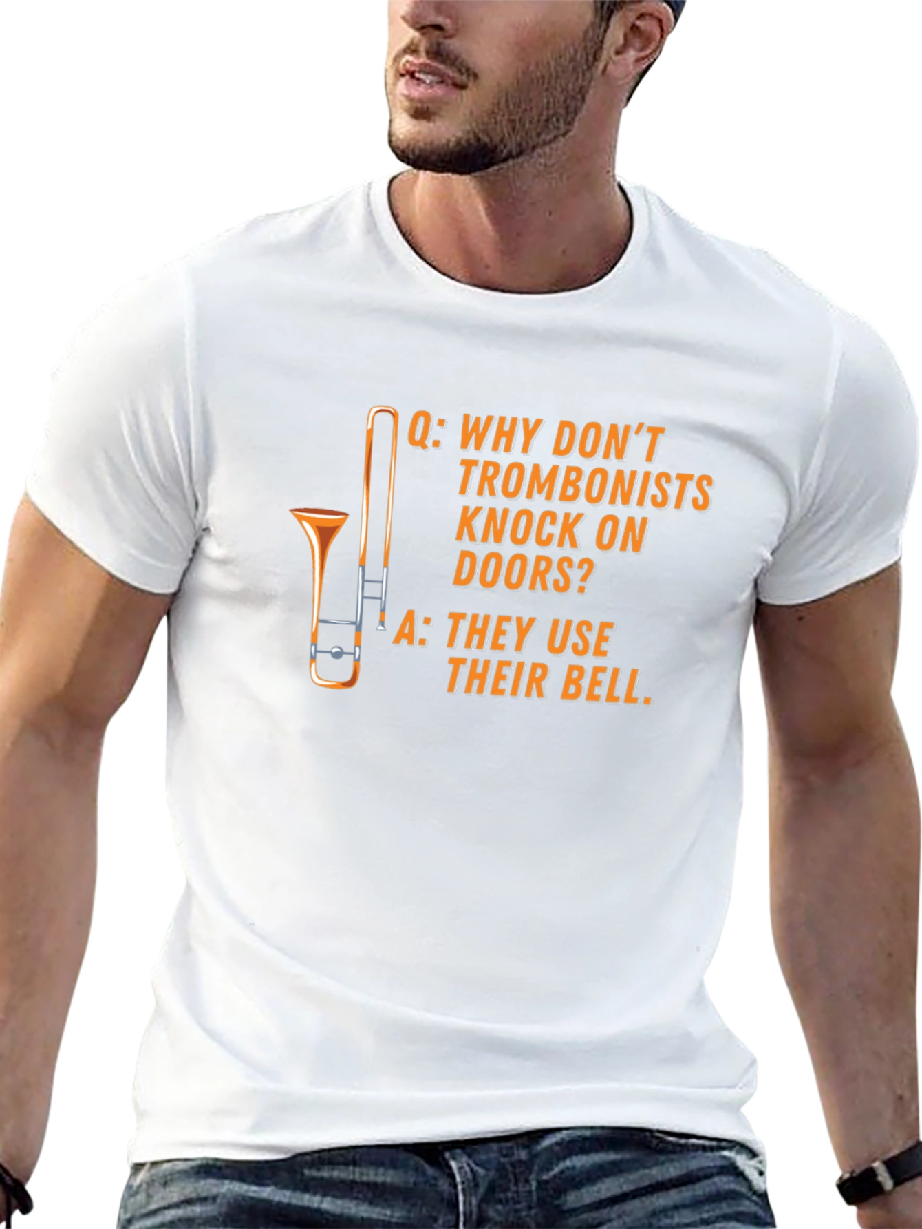 Trombonist Joke T-Shirt - Funny Music Tee