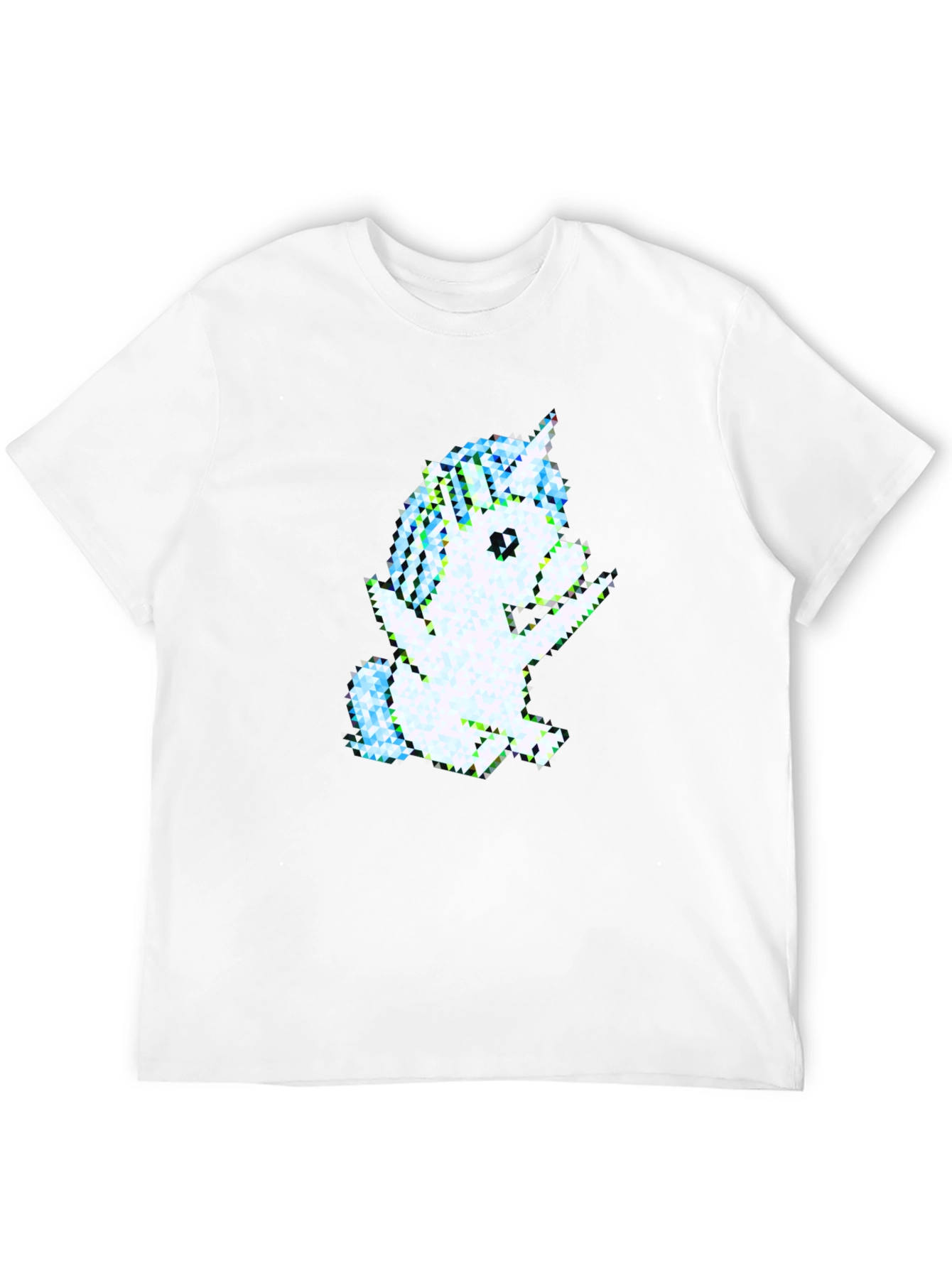 Pixel Unicorn Graphic Tee - Black