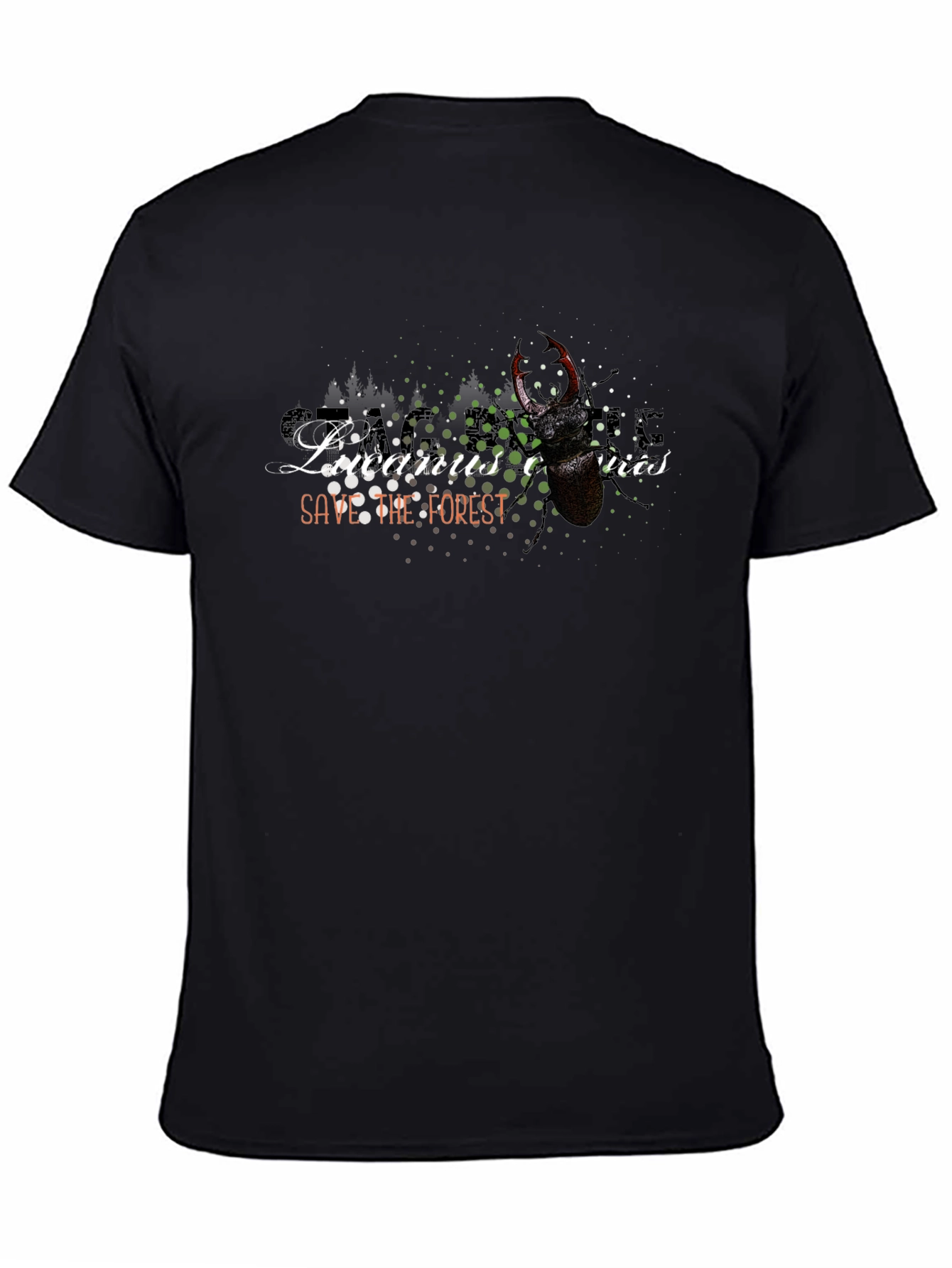 Lucanus Cervus Save the Forest T-Shirt