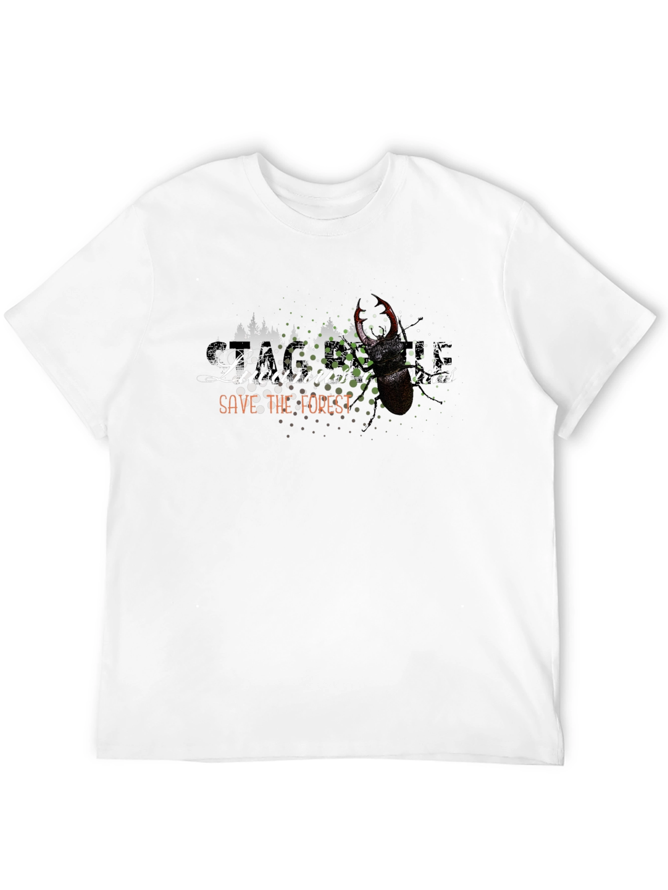 Lucanus Cervus Save the Forest T-Shirt