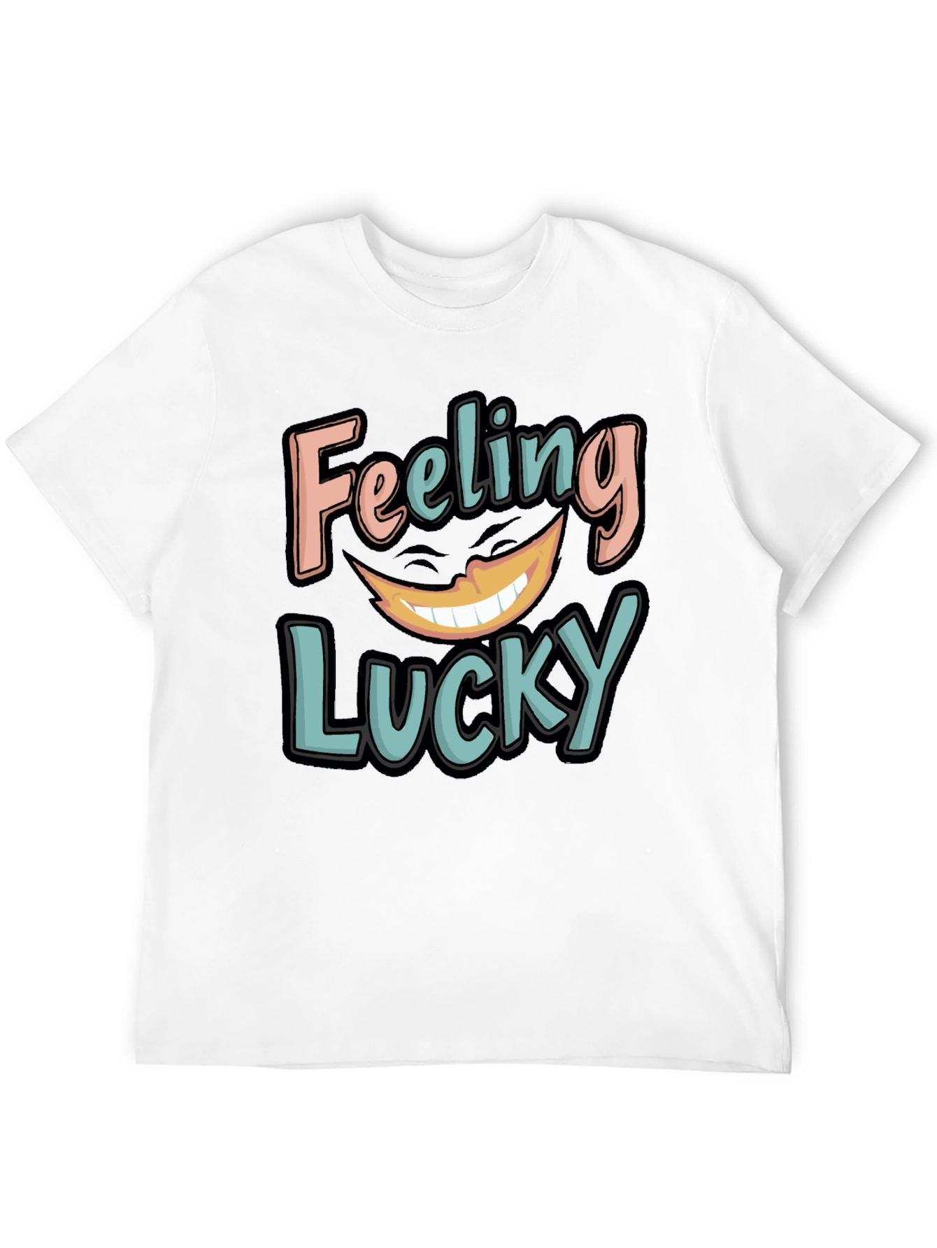 Feeling Lucky Graphic Tee - Soft Cotton