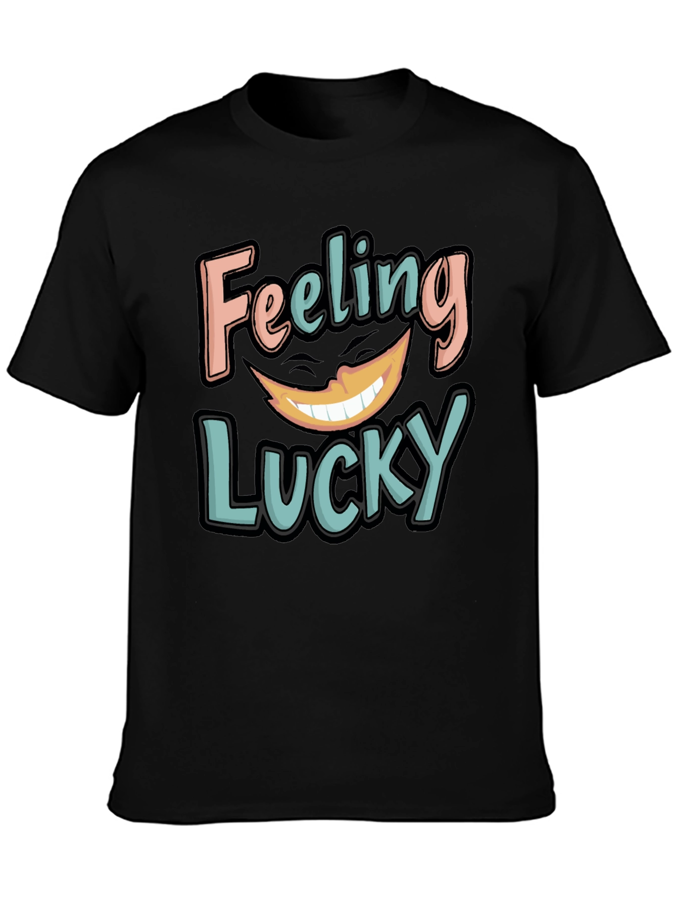 Feeling Lucky Graphic Tee - Soft Cotton