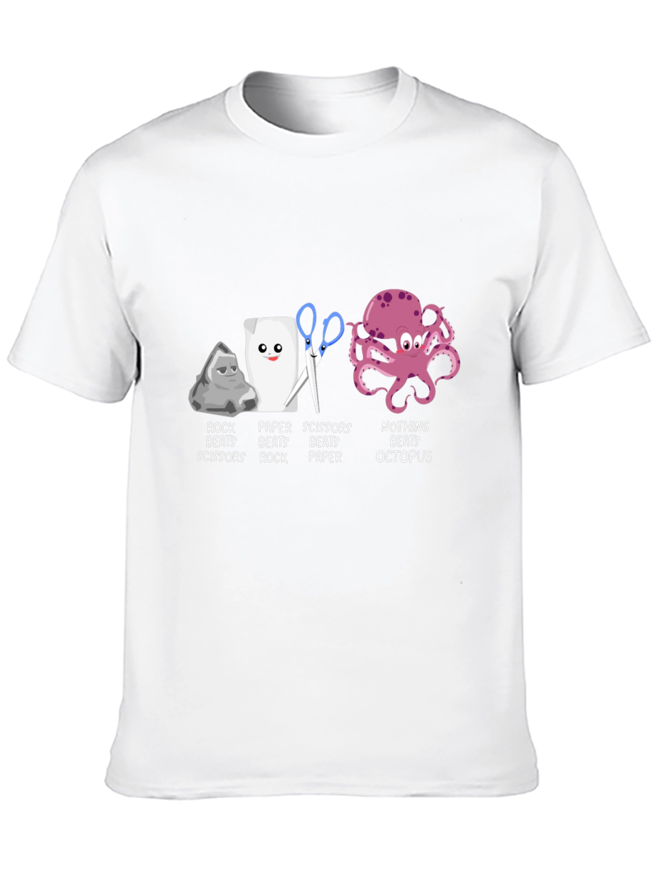Rock Paper Scissors Octopus T-Shirt