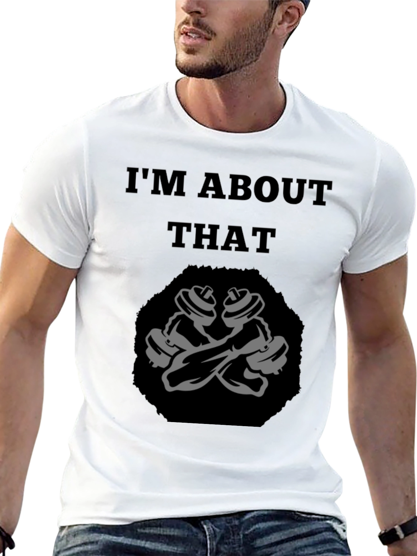 Im About That Workout Graphic Tee