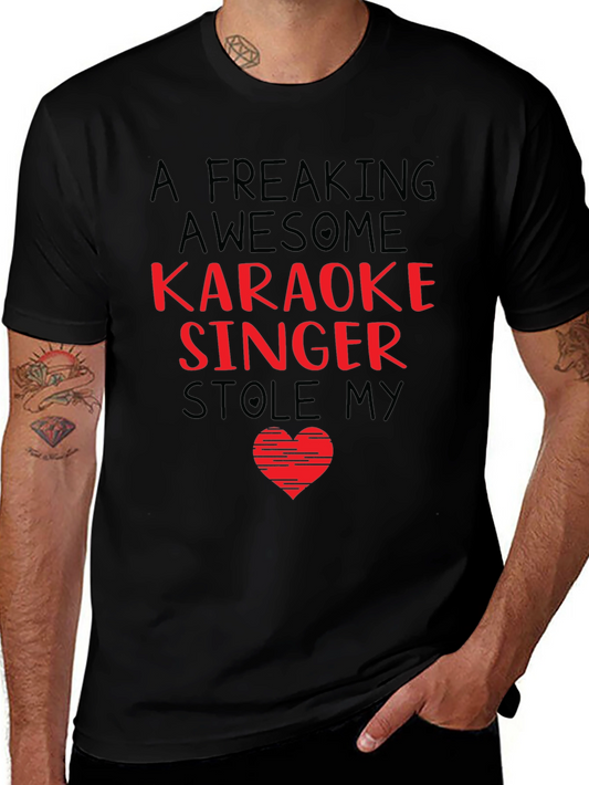Karaoke Singer Stole My Heart T-Shirt