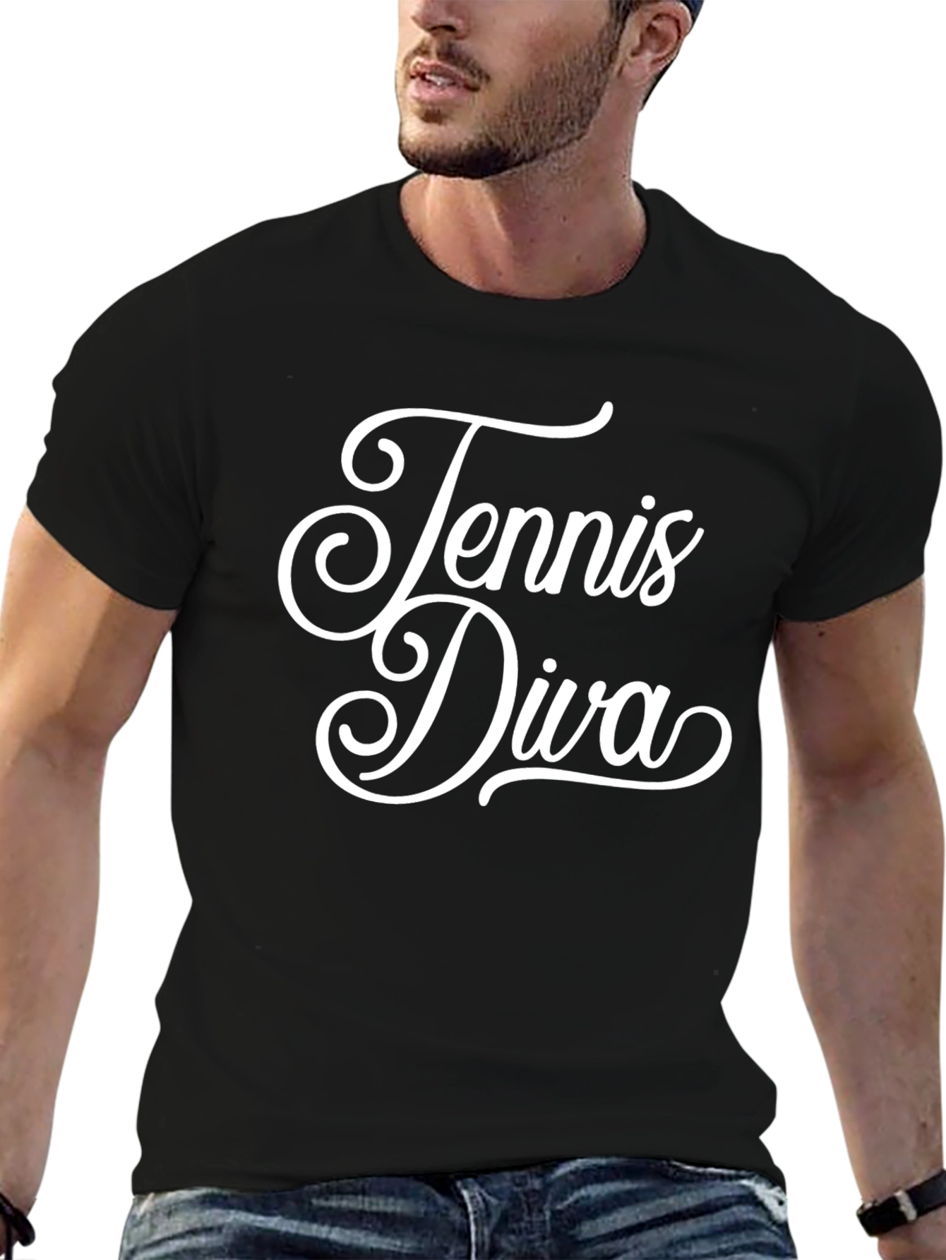 Tennis Diva Graphic Tee - Stylish Activewear