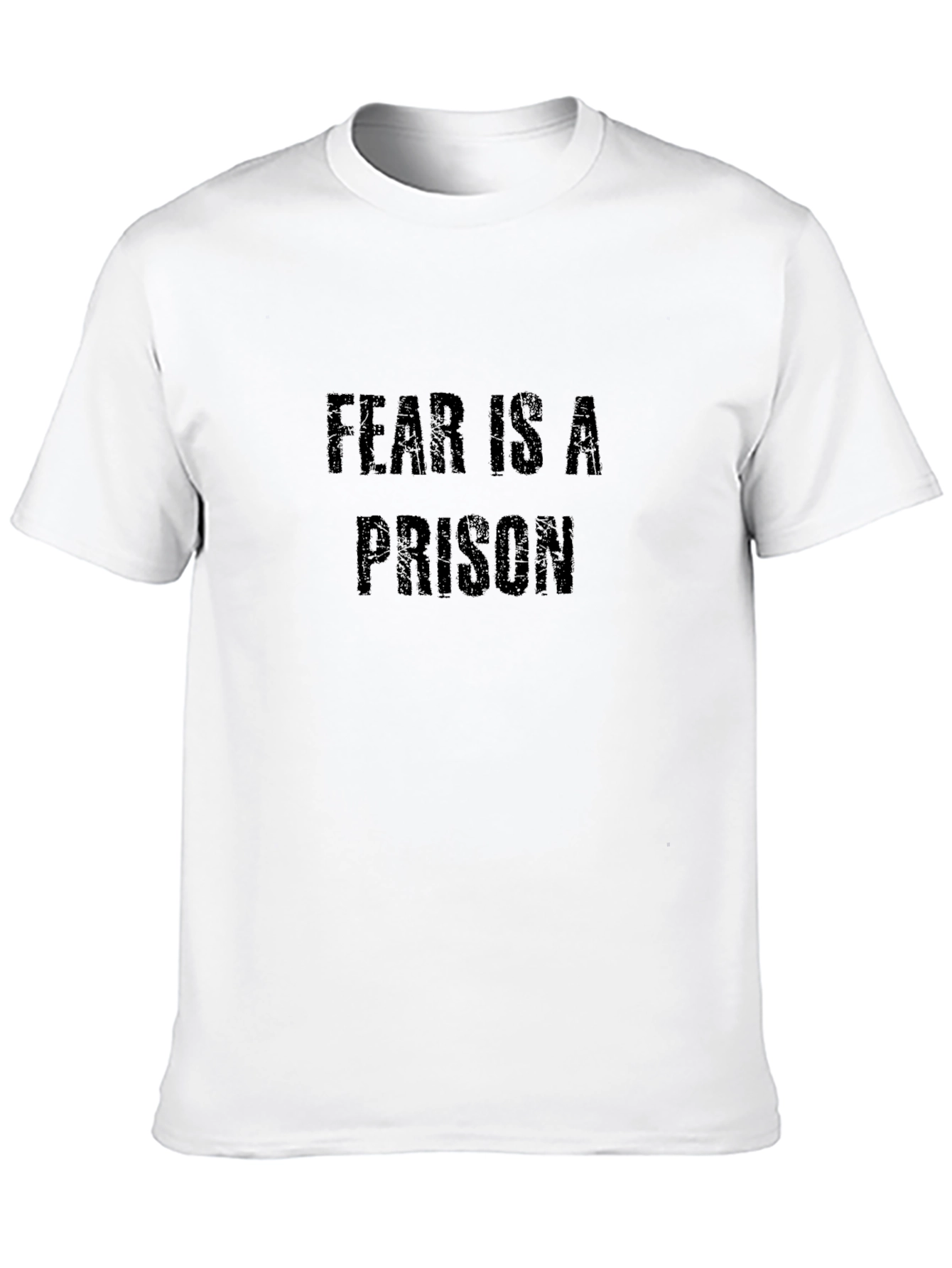 Fear Is A Prison Black T-Shirt
