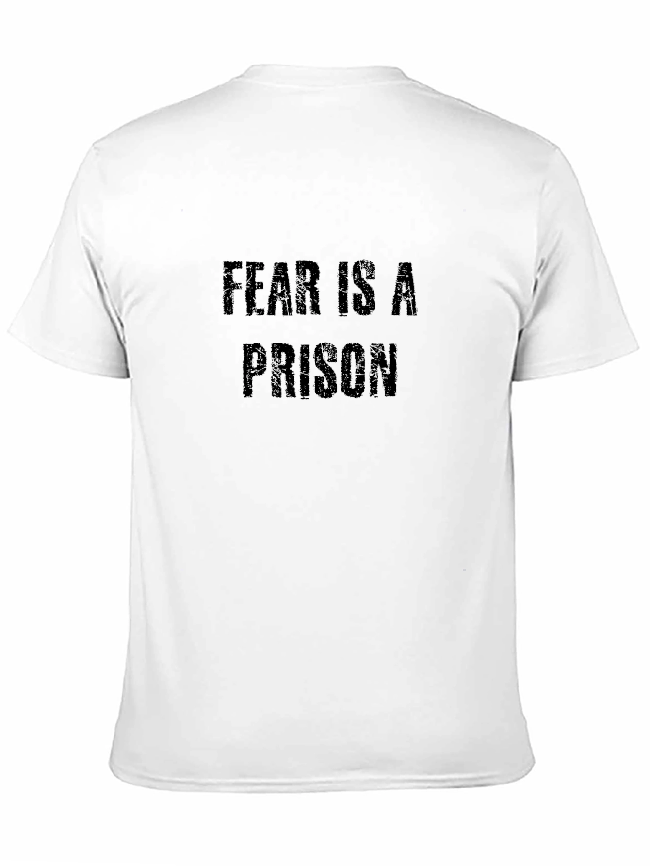 Fear Is A Prison Black T-Shirt