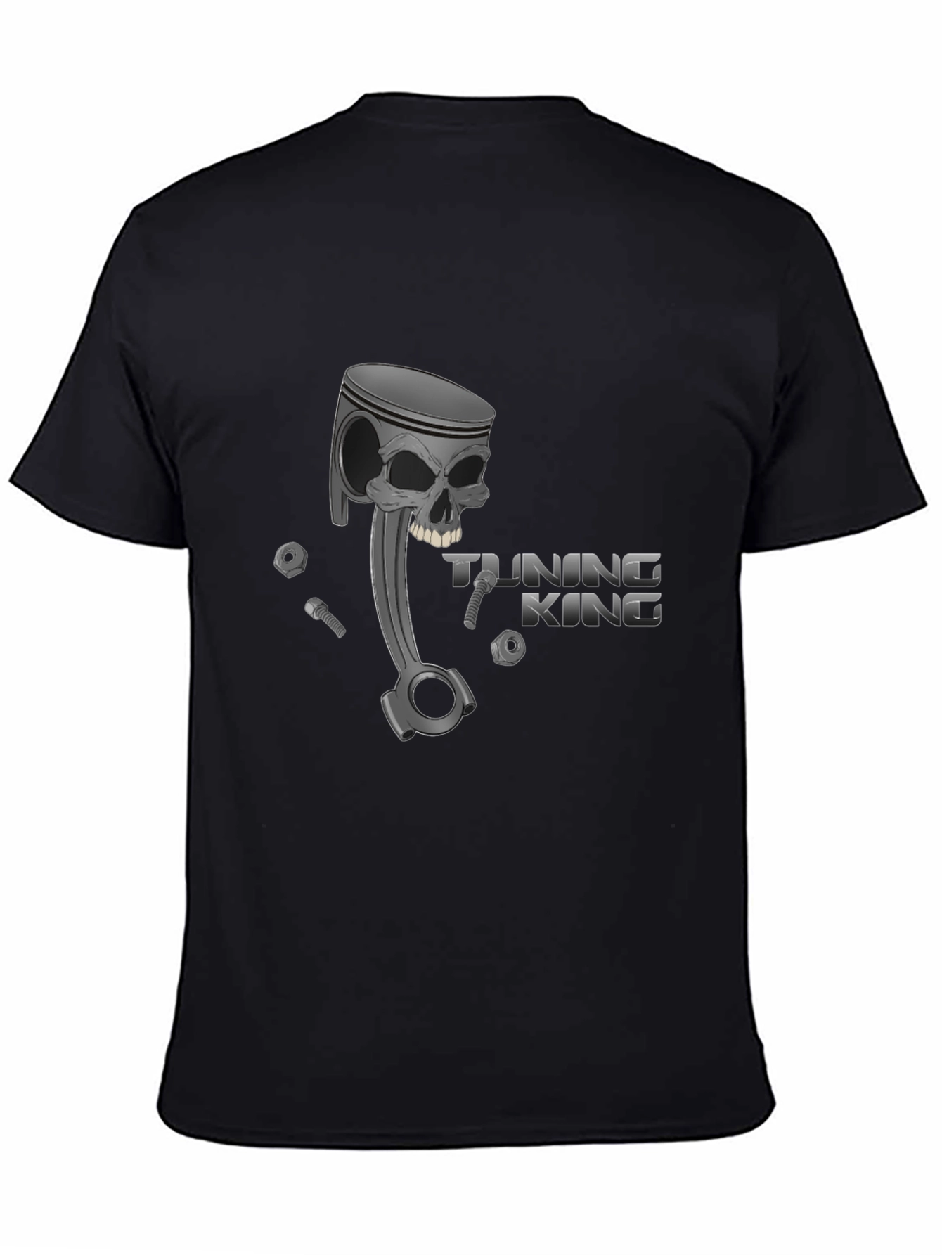 Tuning King Skull Piston Graphic Tee