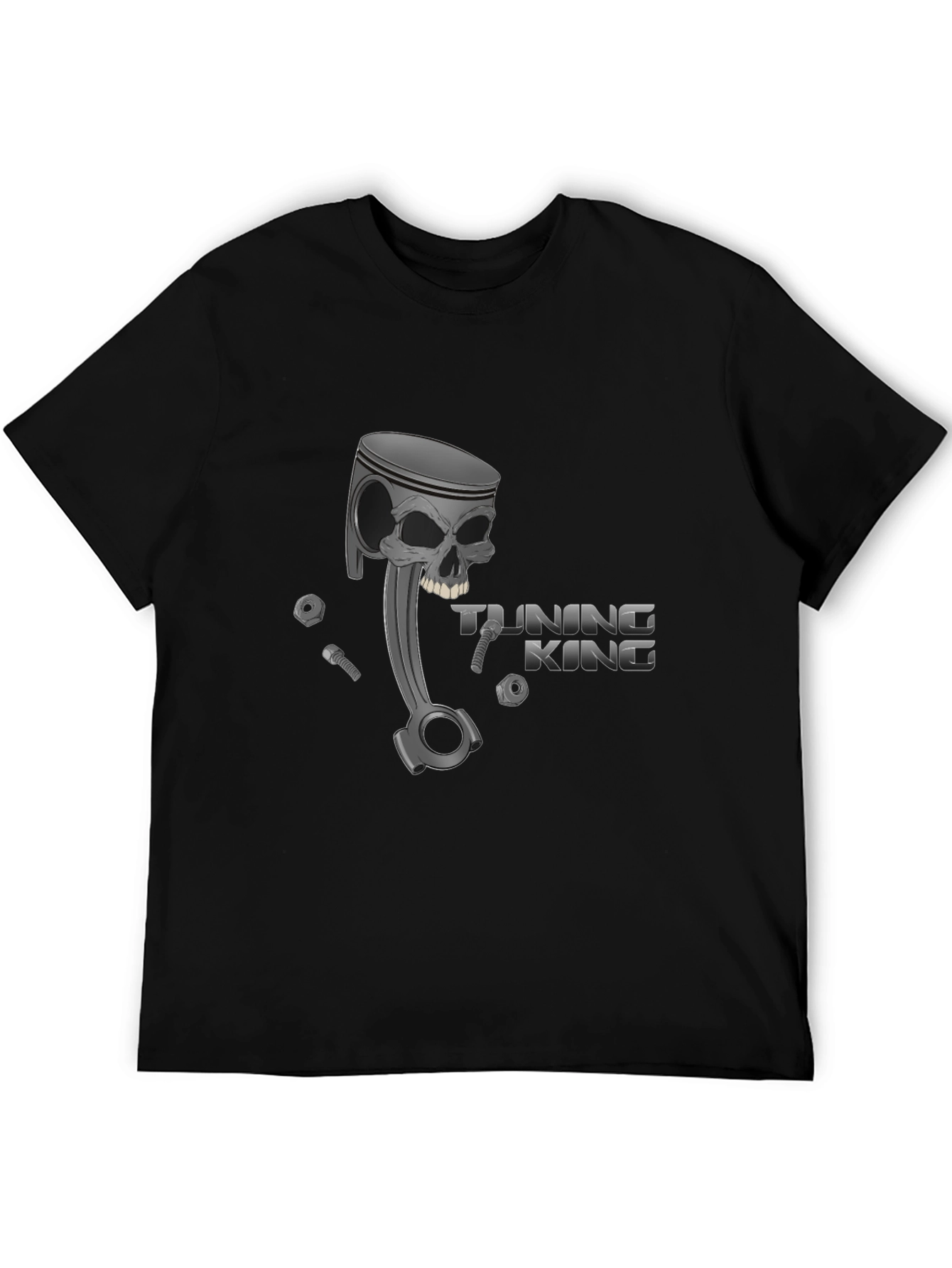 Tuning King Skull Piston Graphic Tee