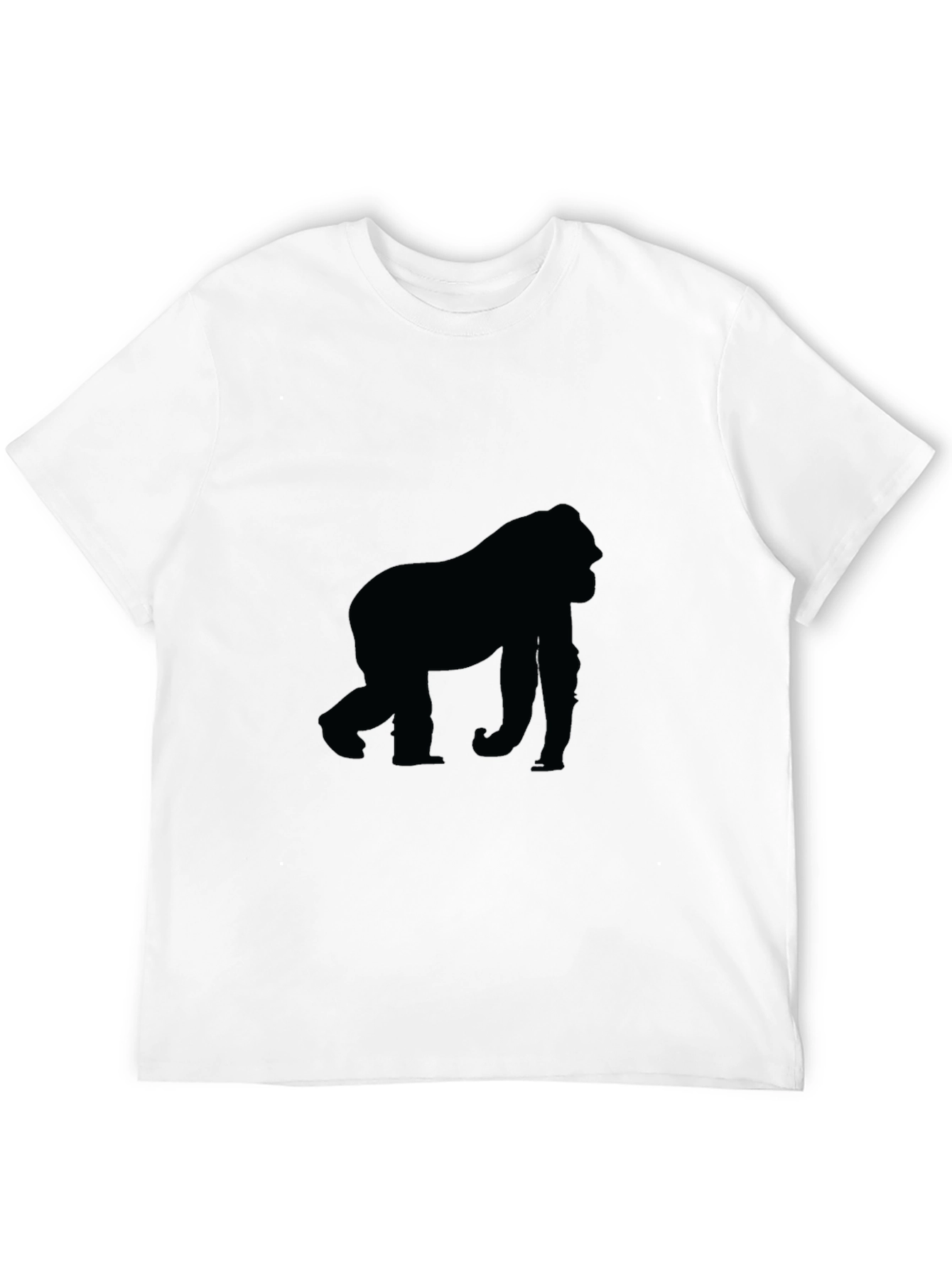 Black Gorilla Silhouette T-Shirt