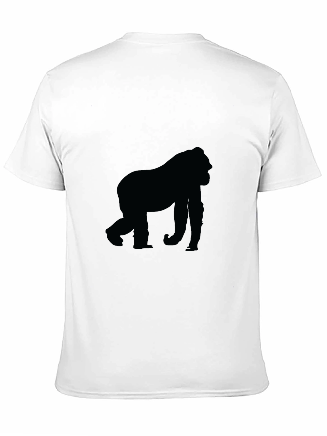Black Gorilla Silhouette T-Shirt