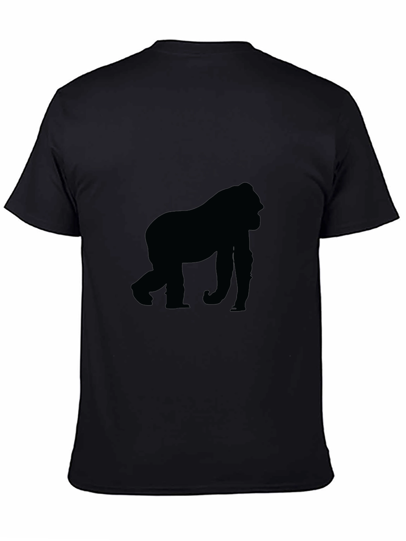 Black Gorilla Silhouette T-Shirt