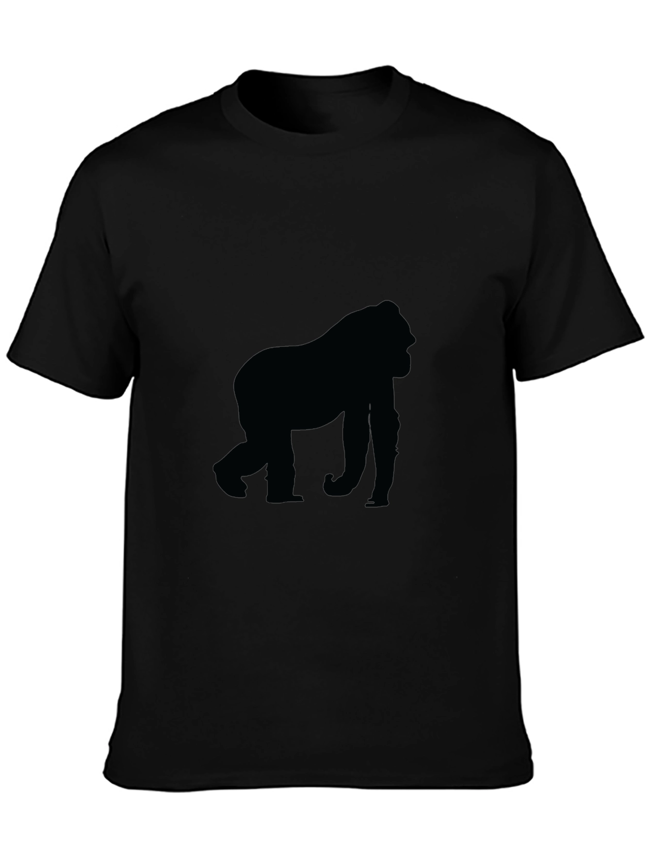 Black Gorilla Silhouette T-Shirt