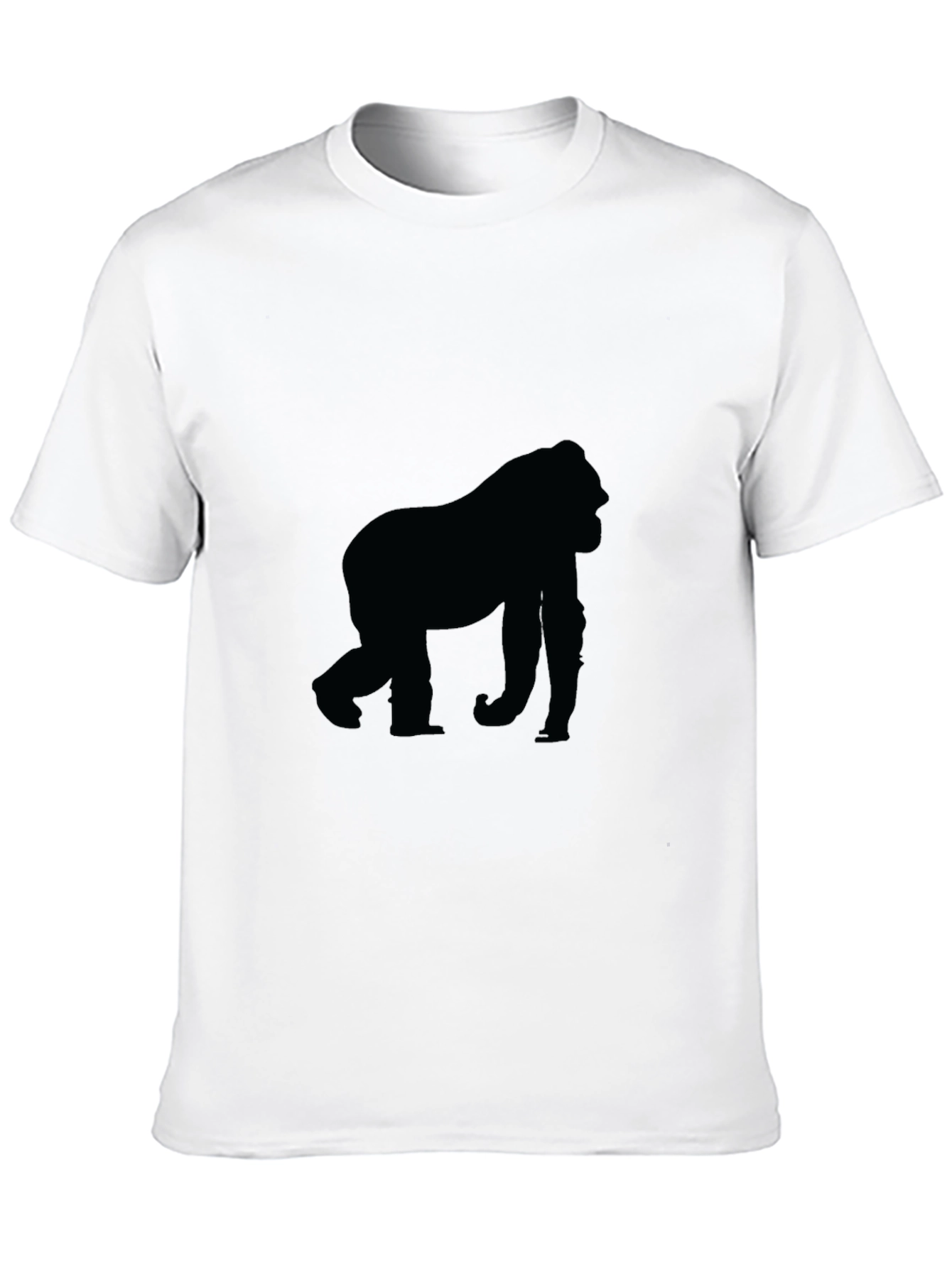 Black Gorilla Silhouette T-Shirt
