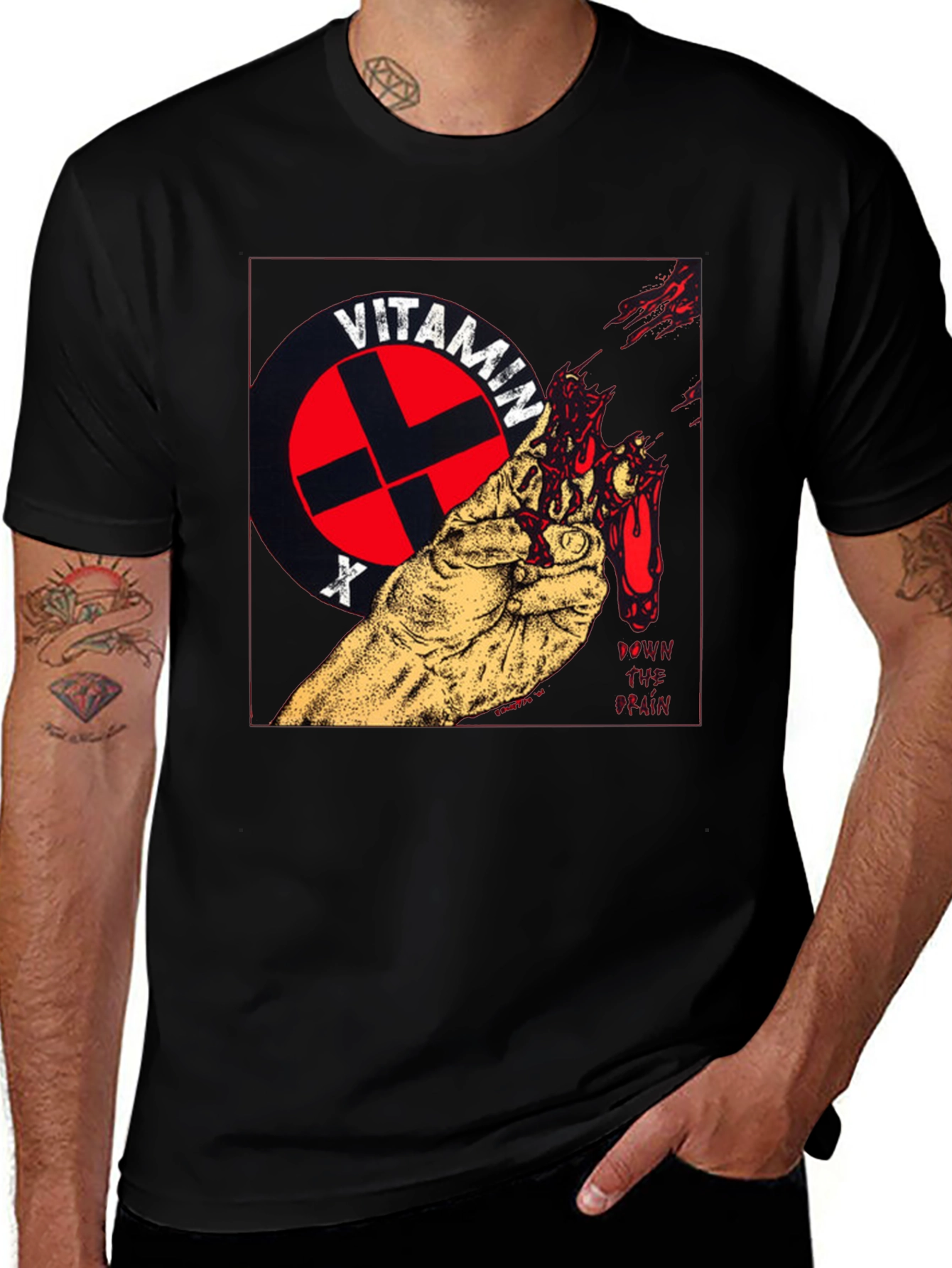 Vitamin X T-Shirt - Punch the Brain Tee