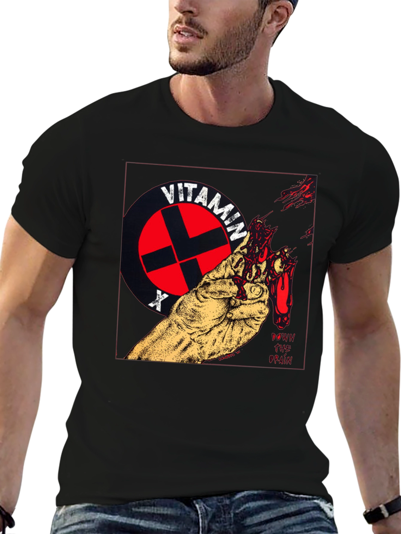 Vitamin X T-Shirt - Punch the Brain Tee