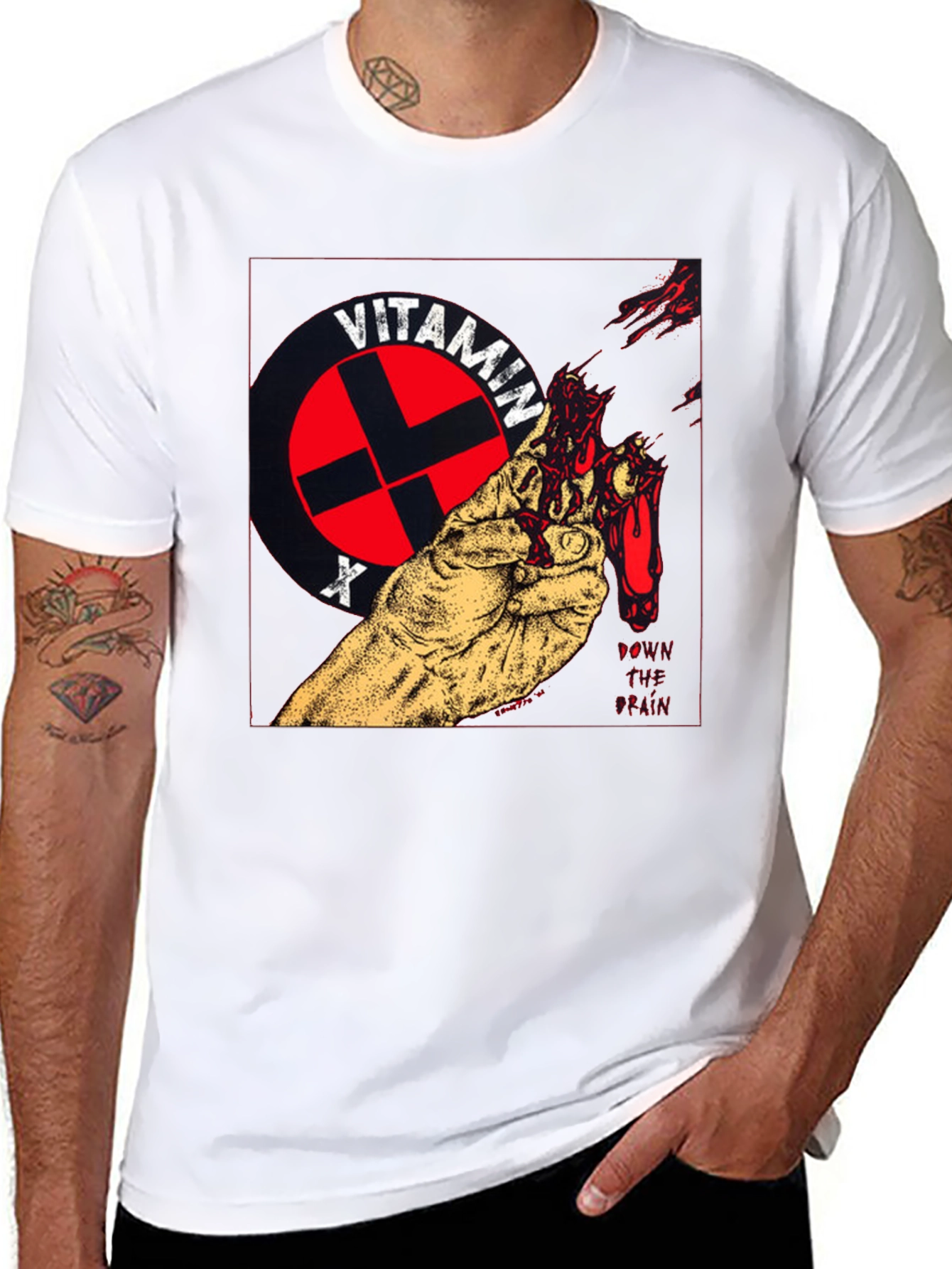 Vitamin X T-Shirt - Punch the Brain Tee