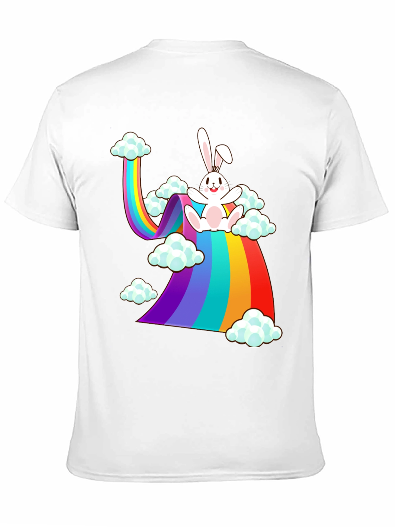 Rainbow Bunny Cloud T-Shirt