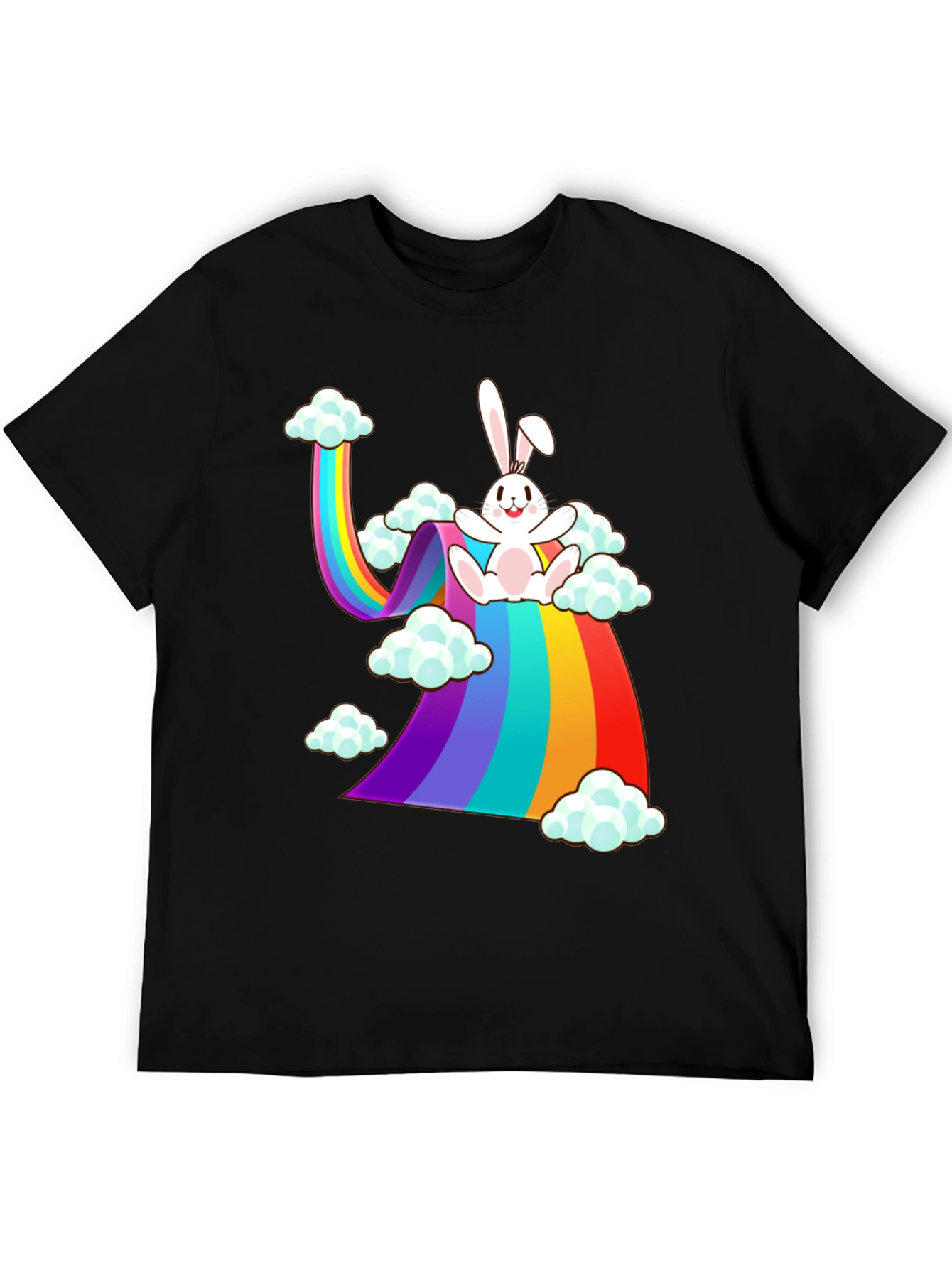 Rainbow Bunny Cloud T-Shirt