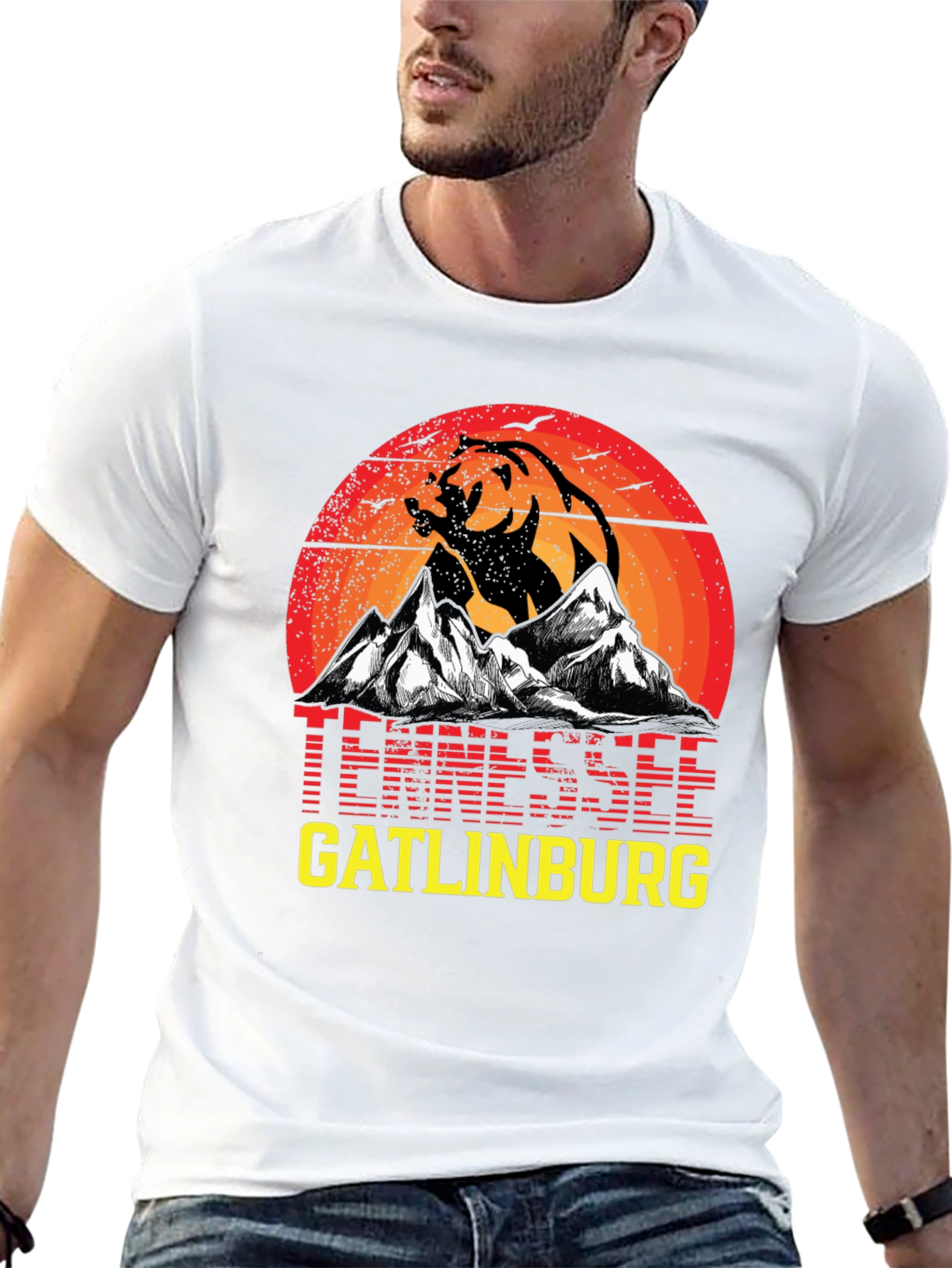 Tennessee Gatlinburg Bear Graphic Tee
