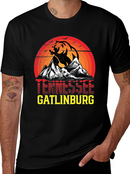 Tennessee Gatlinburg Bear Graphic Tee