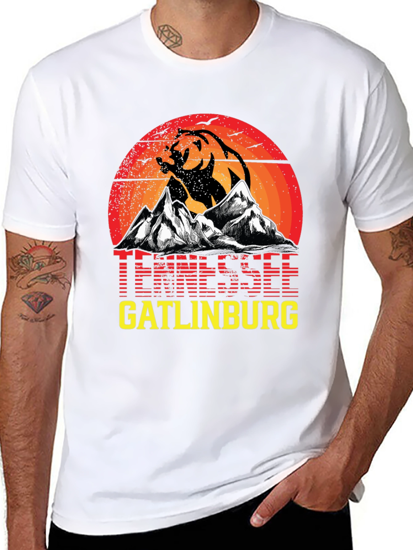 Tennessee Gatlinburg Bear Graphic Tee