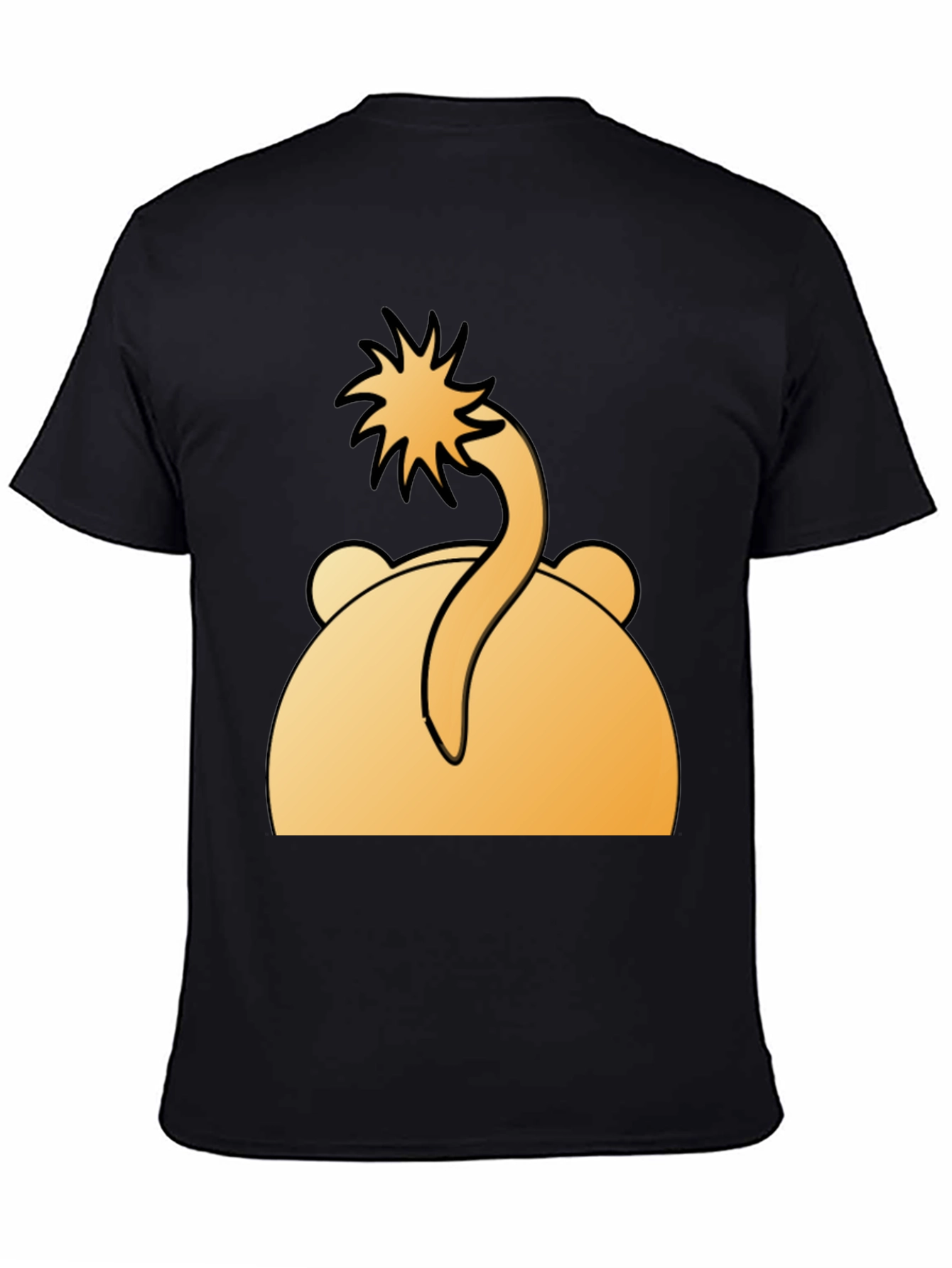 Funny Bear Tail T-Shirt - Cartoon Animal Tee