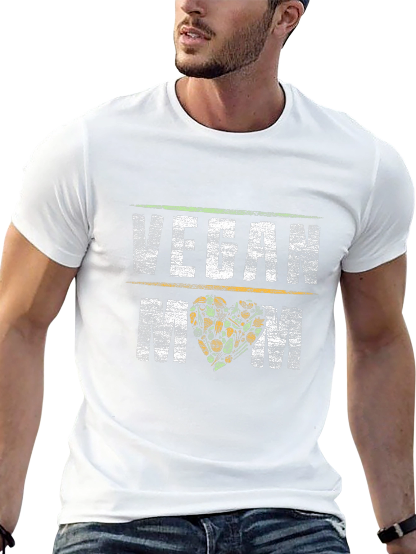 Vegan Mom Graphic T-Shirt - Black