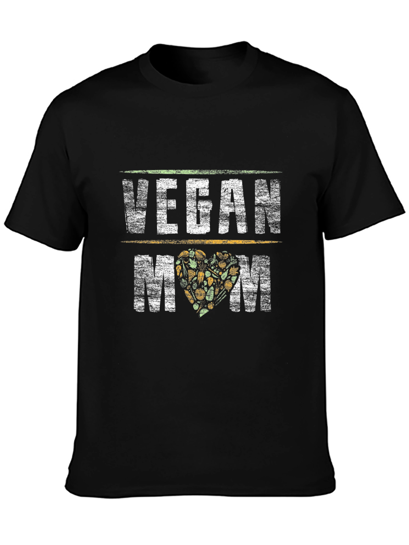 Vegan Mom Graphic T-Shirt - Black