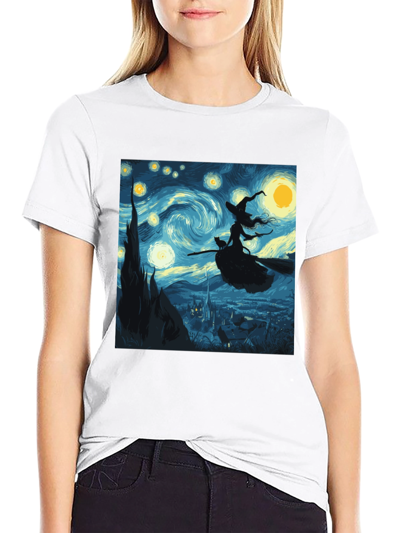 Starry Night Witch T-Shirt