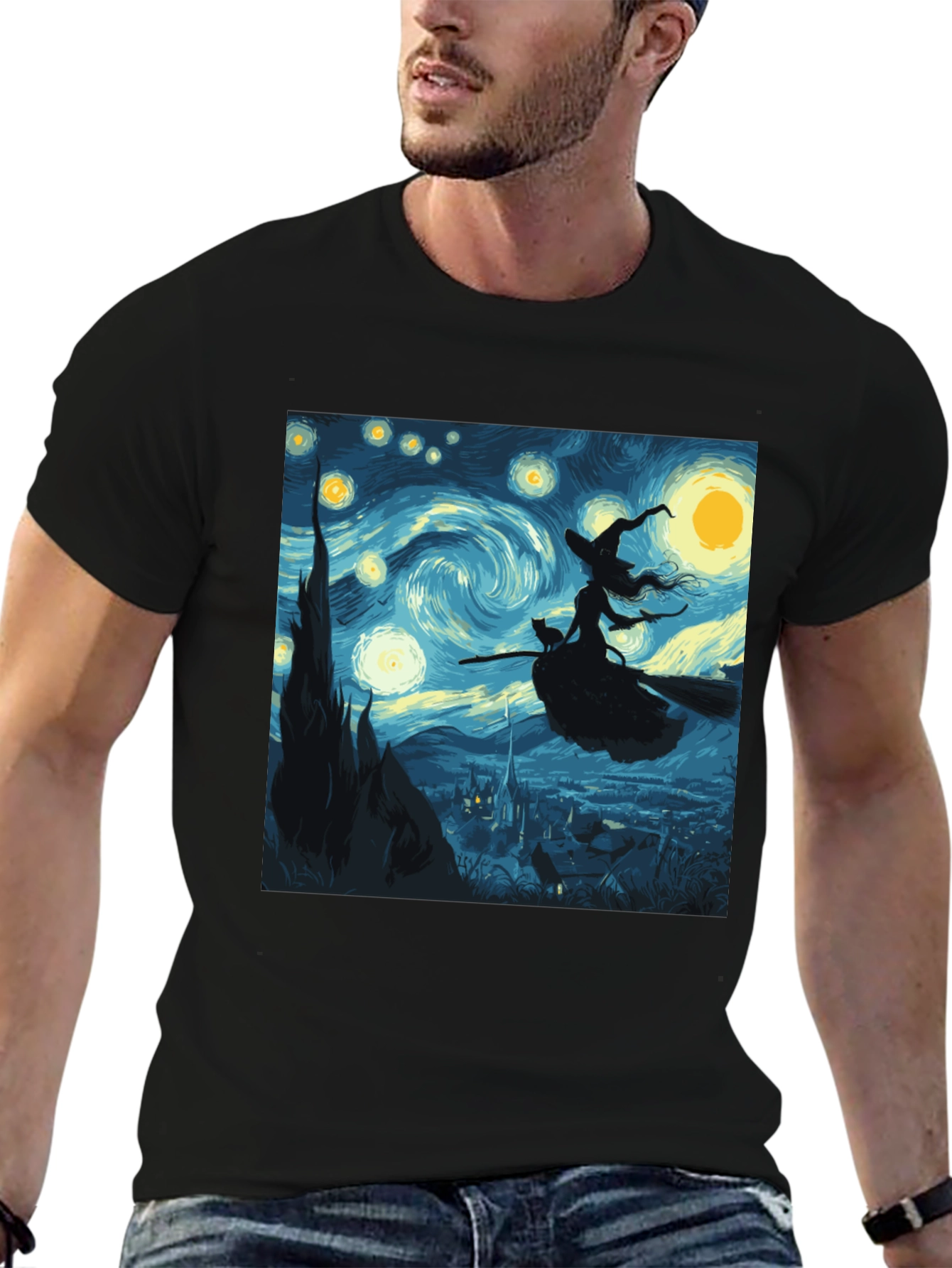 Starry Night Witch T-Shirt