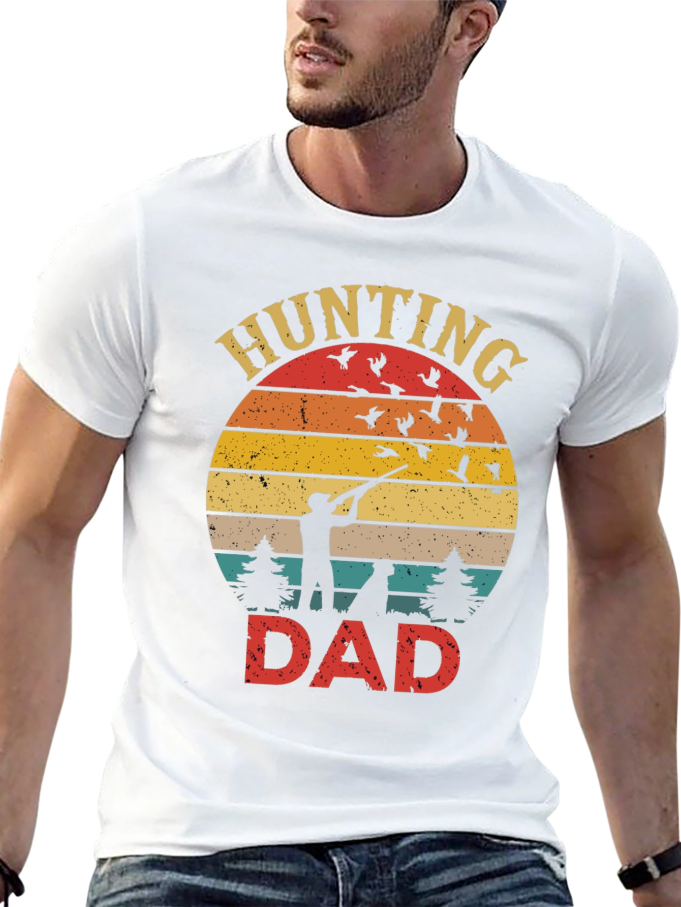 Hunting Dad Graphic Tee - Gift for Hunter