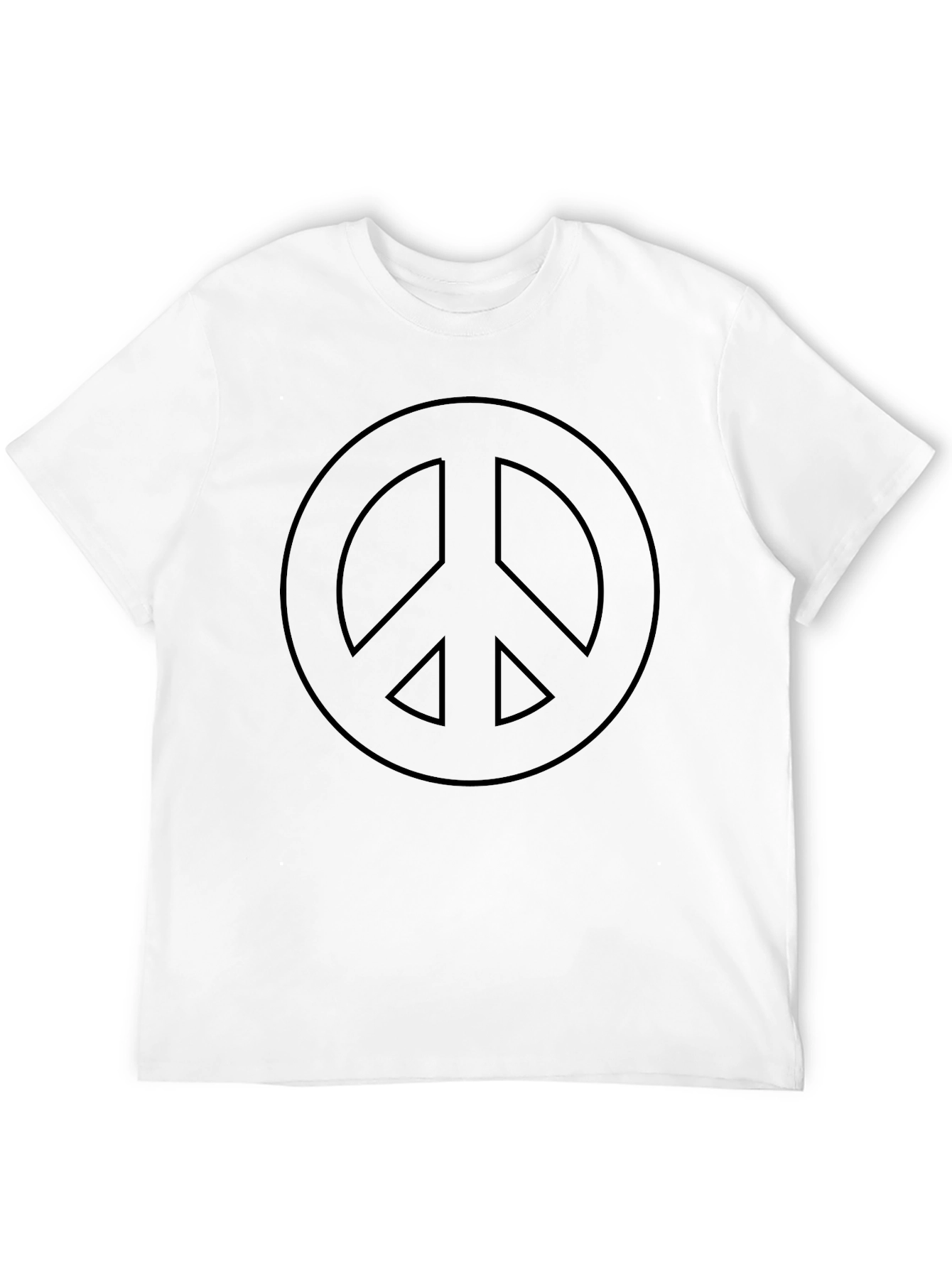 Peace Symbol Black T-Shirt - Soft & Comfortable