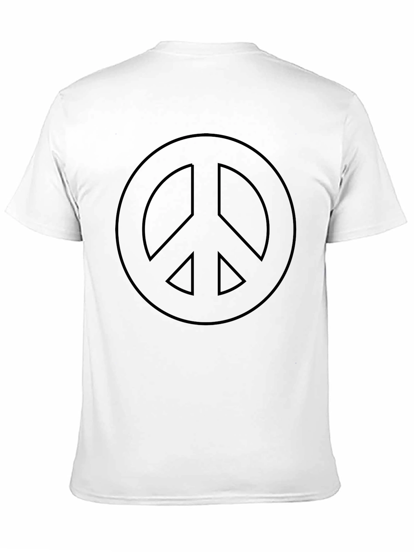 Peace Symbol Black T-Shirt - Soft & Comfortable