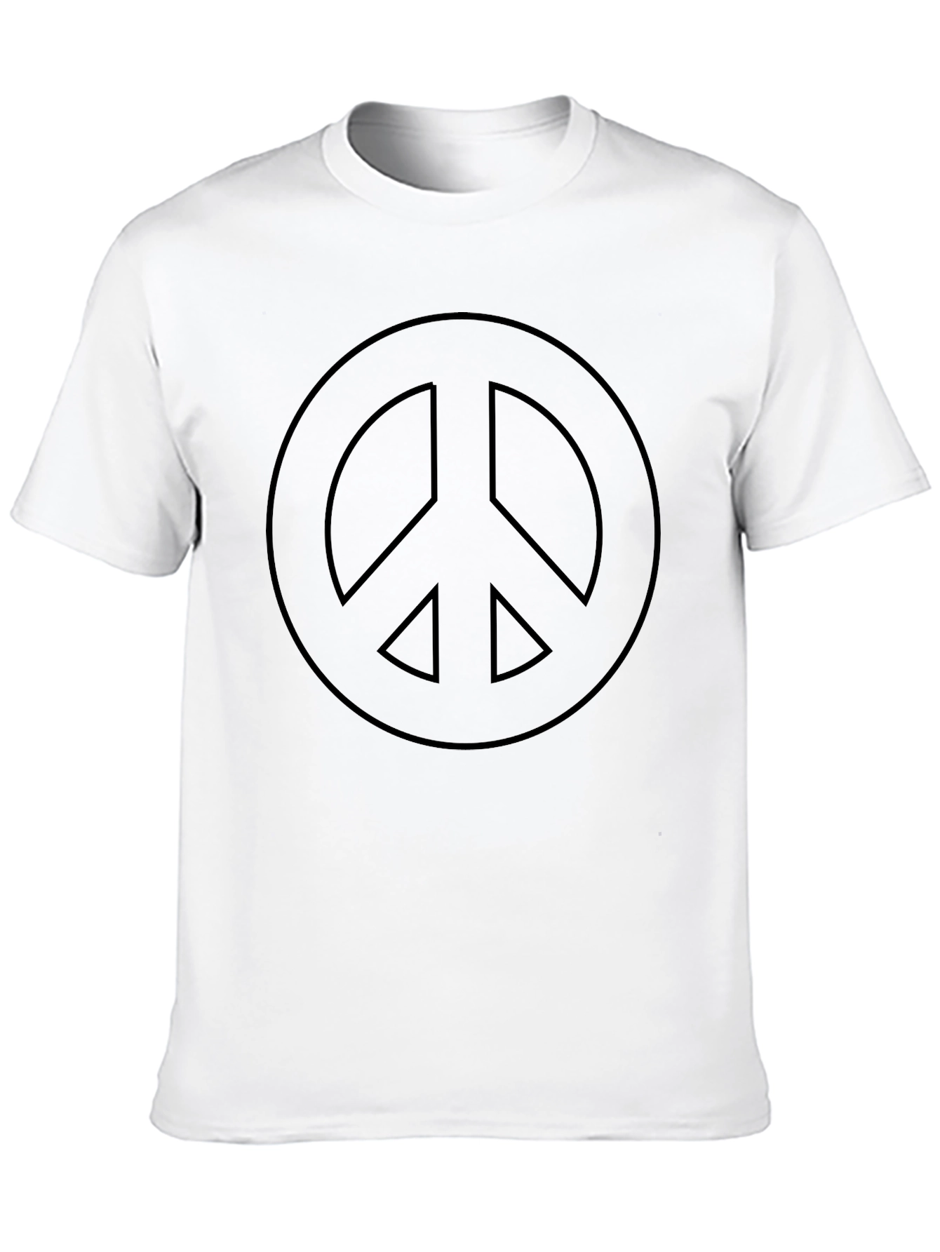 Peace Symbol Black T-Shirt - Soft & Comfortable