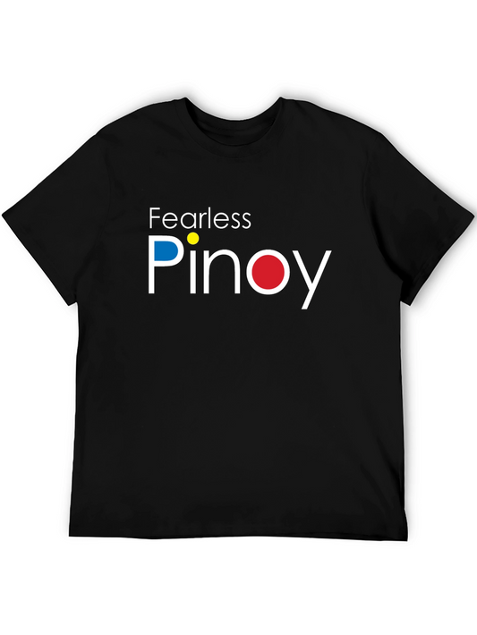 Fearless Pinoy Black Graphic T-Shirt