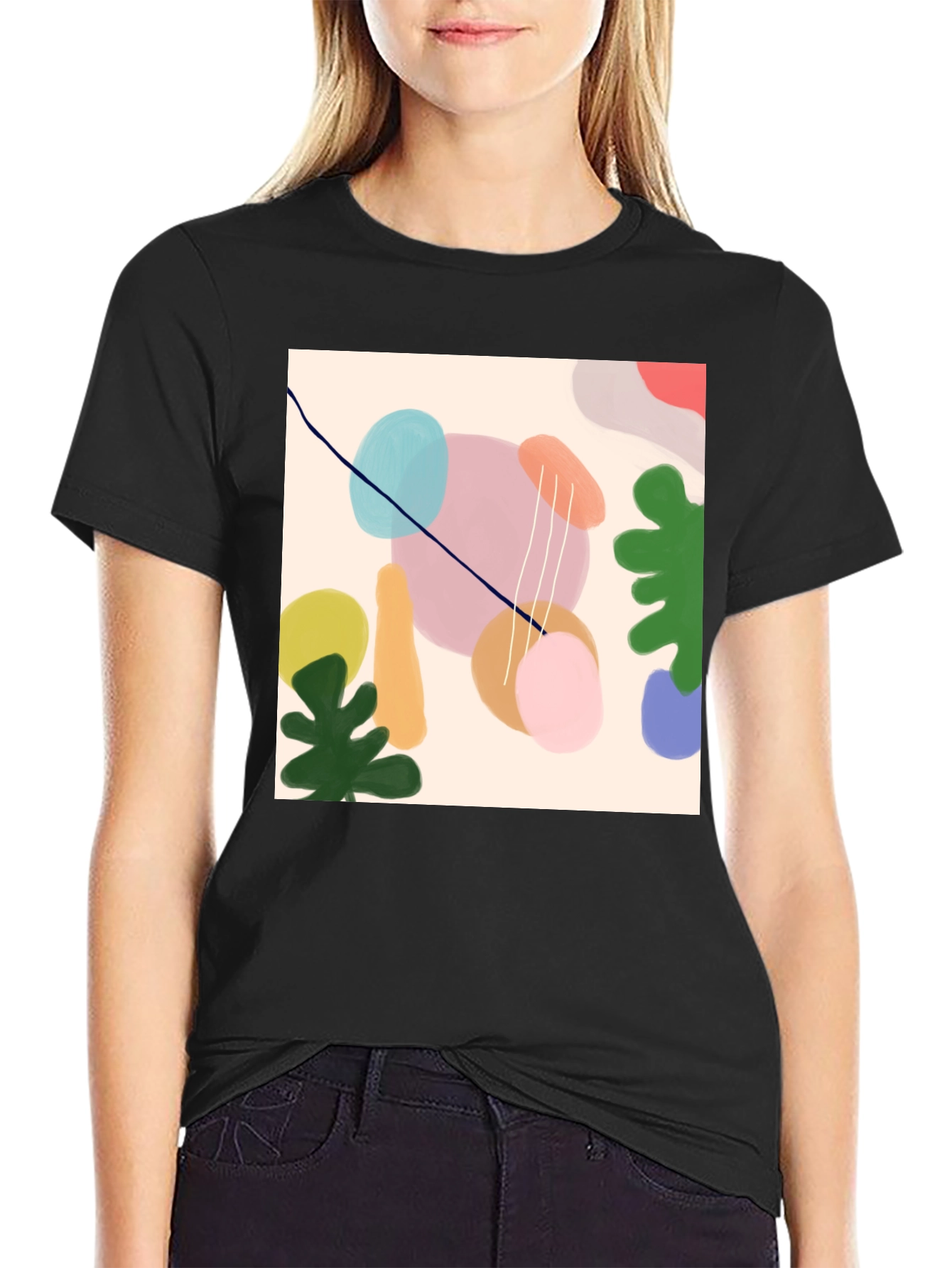 Abstract Art T-Shirt - Stylish Graphic Tee