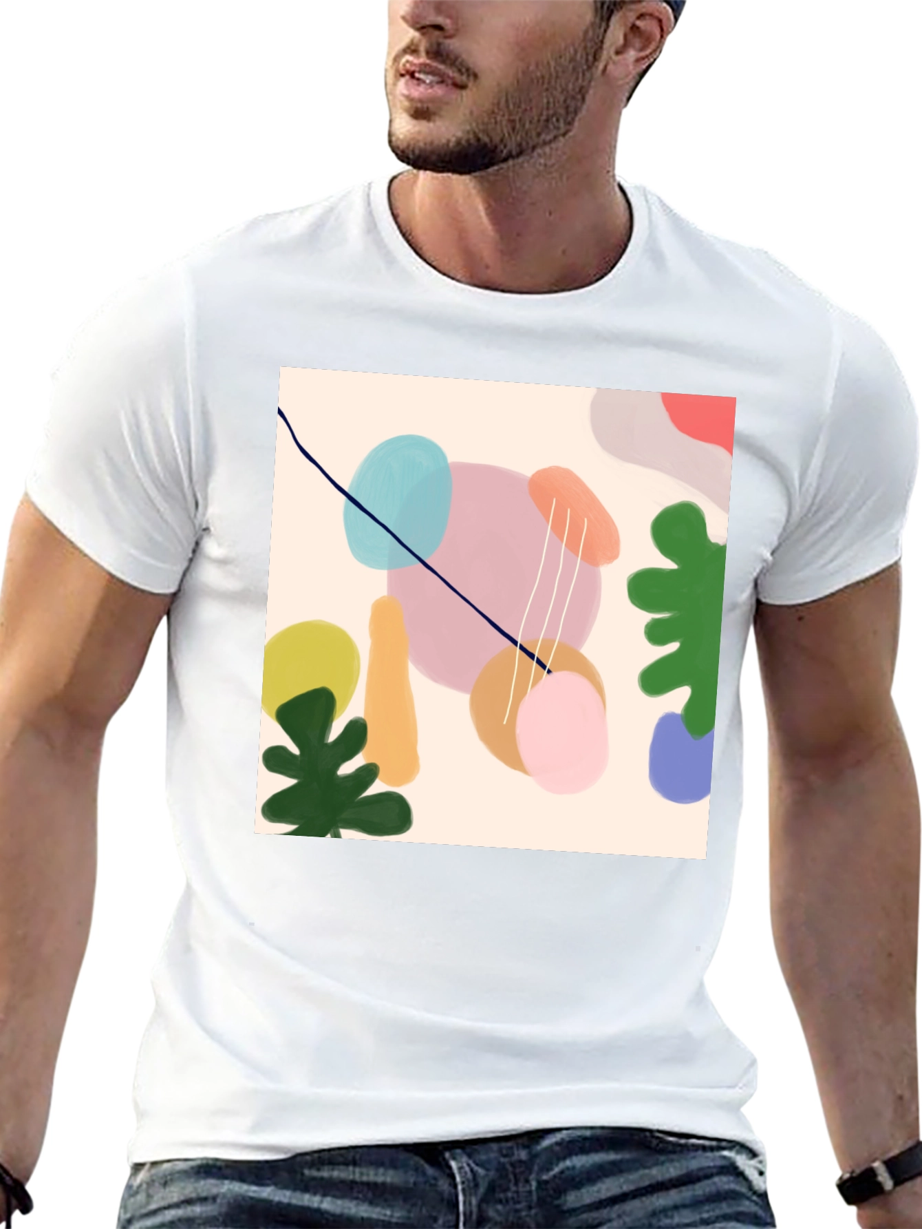 Abstract Art T-Shirt - Stylish Graphic Tee